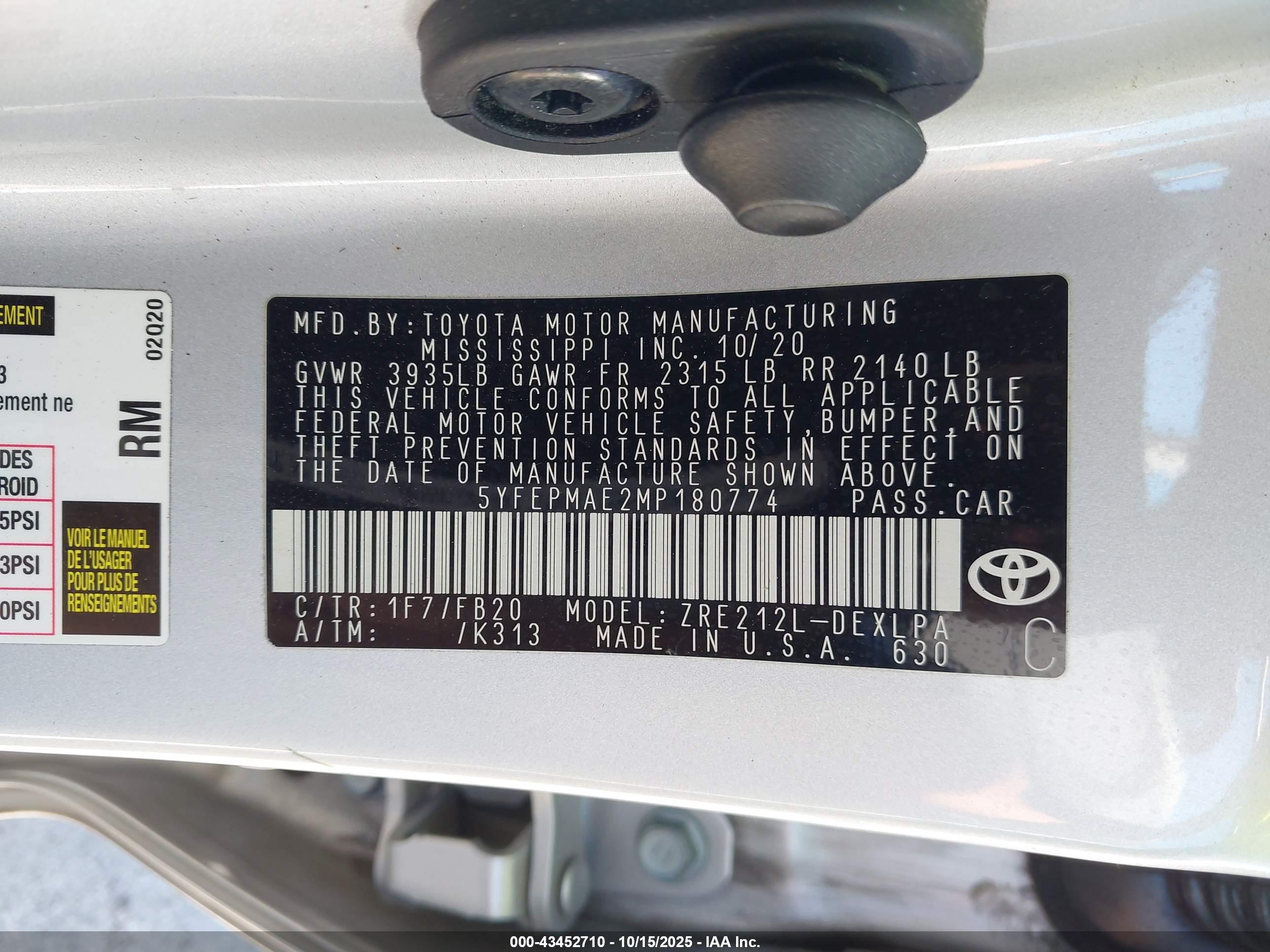 TOYOTA COROLLA image 9