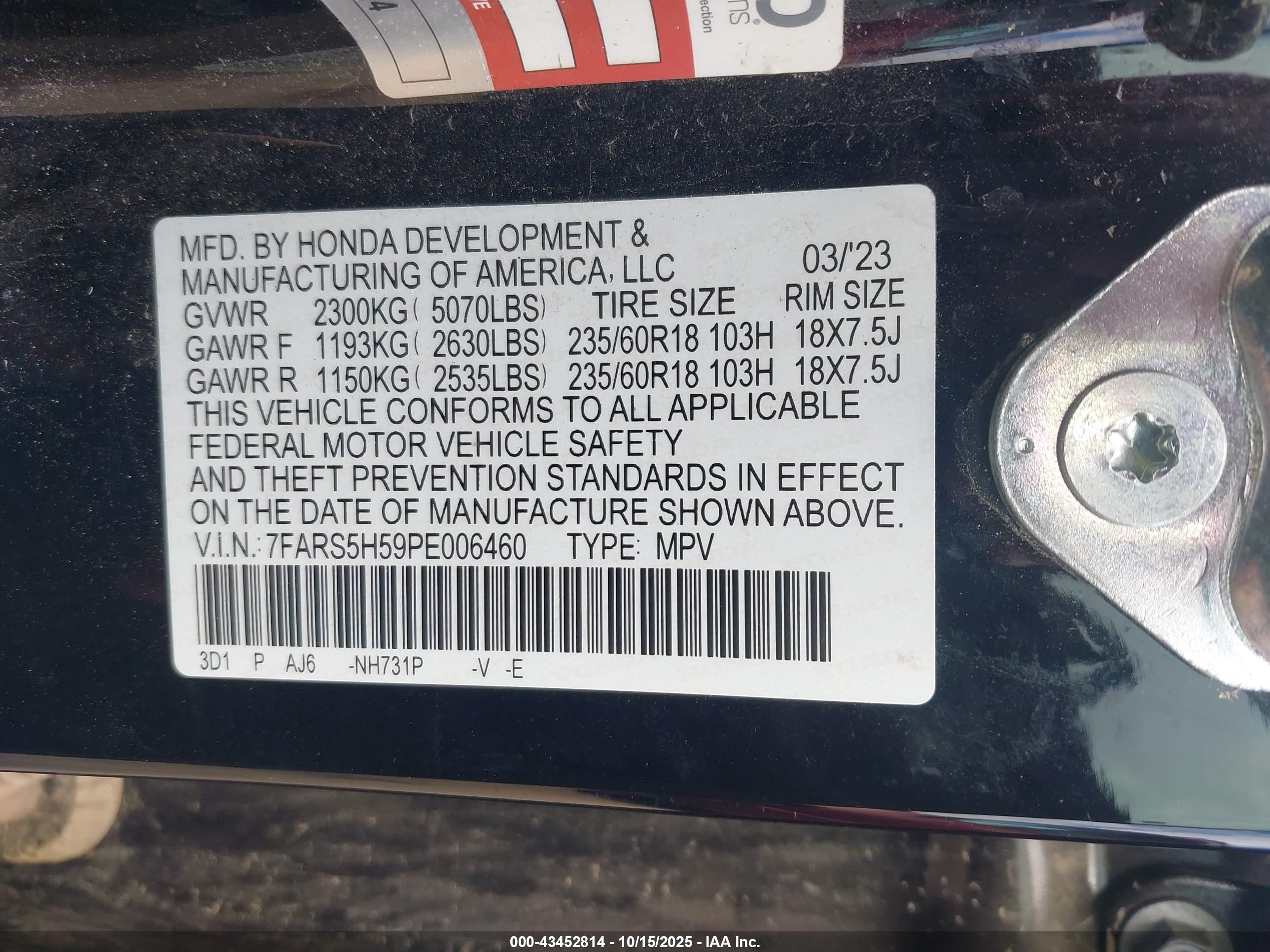 HONDA CR-V image 9