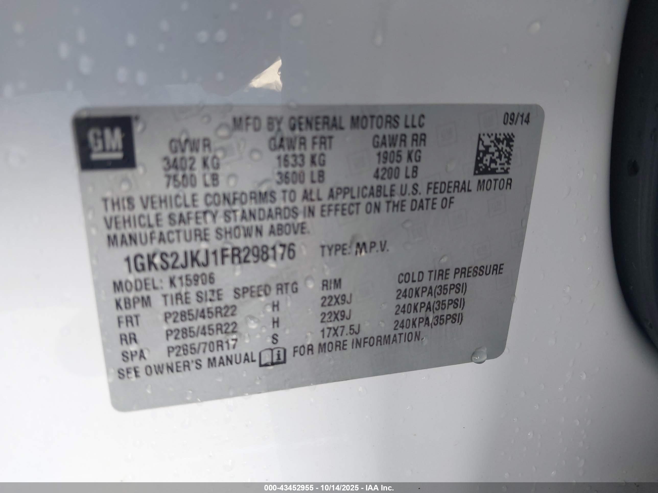 GMC YUKON image 9
