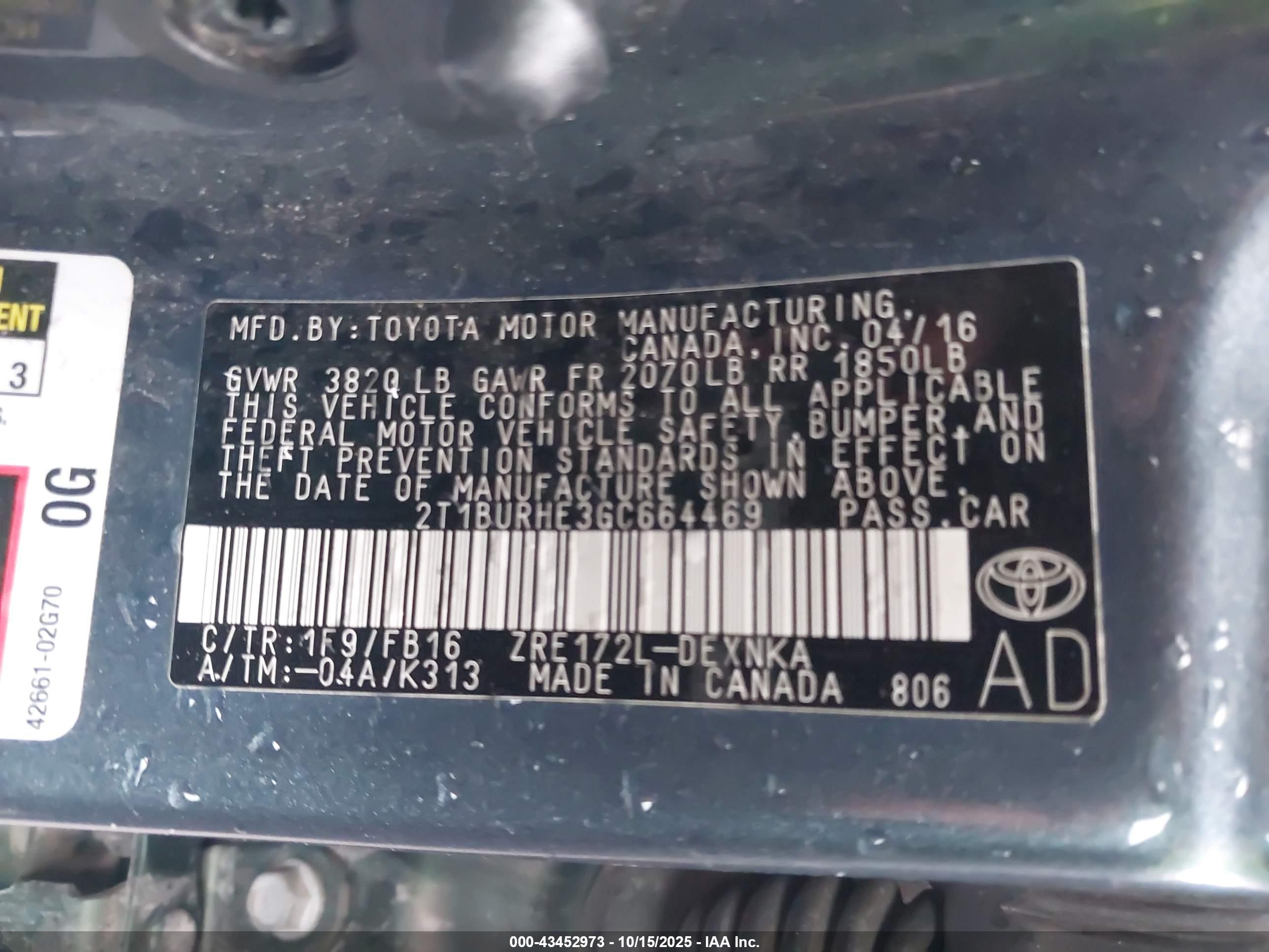 TOYOTA COROLLA image 9