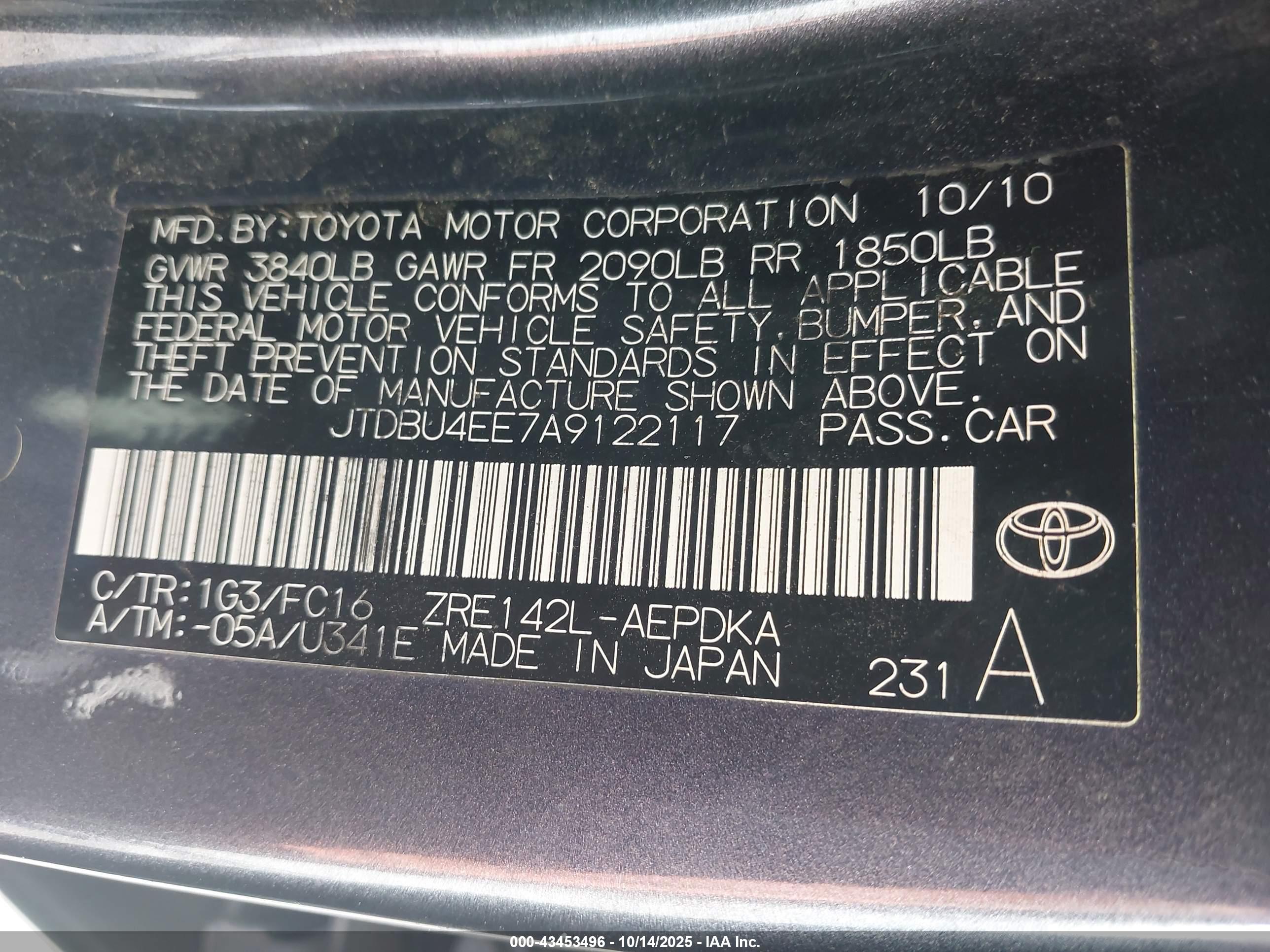TOYOTA COROLLA image 9