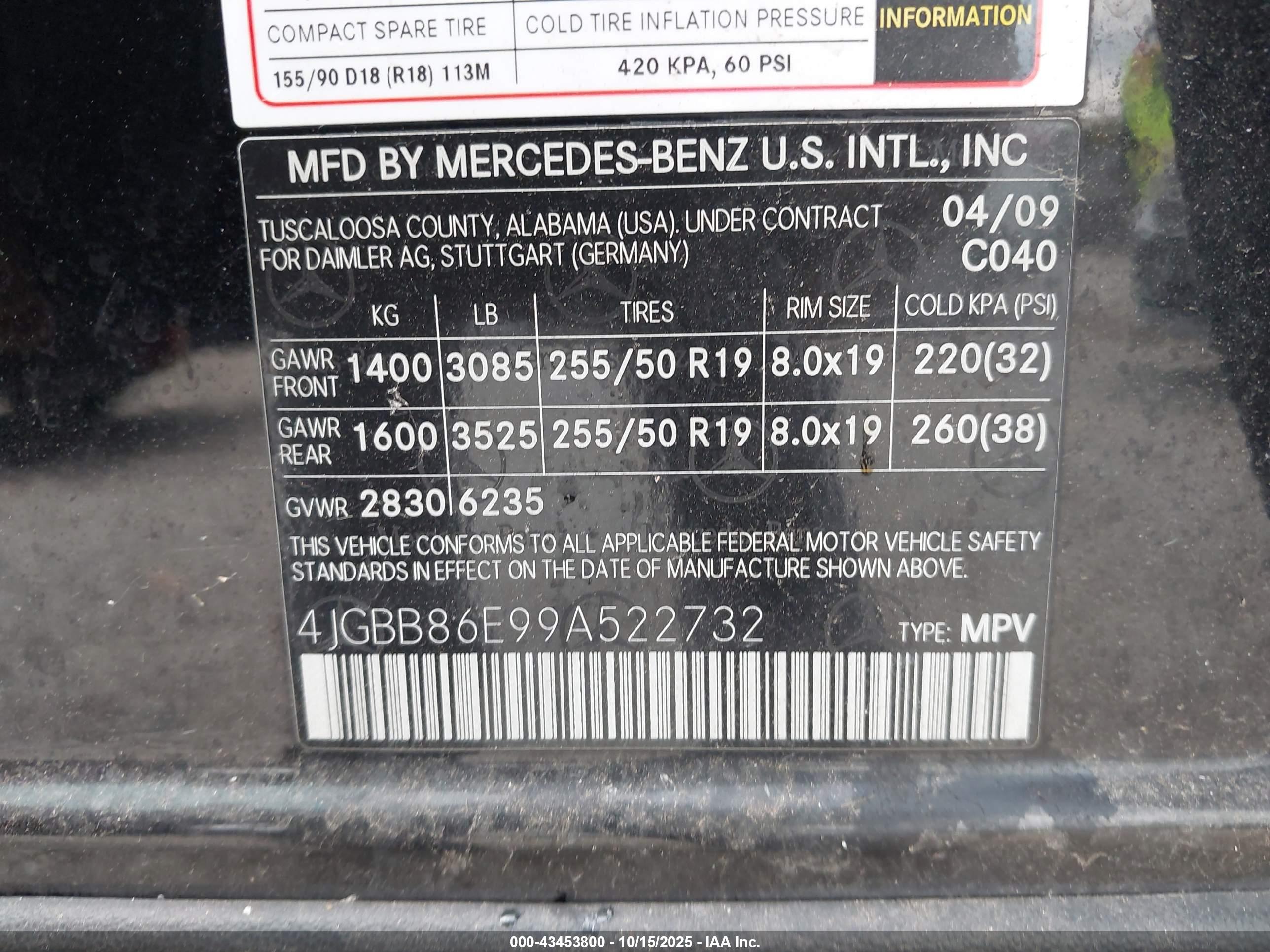 MERCEDES-BENZ ML image 9