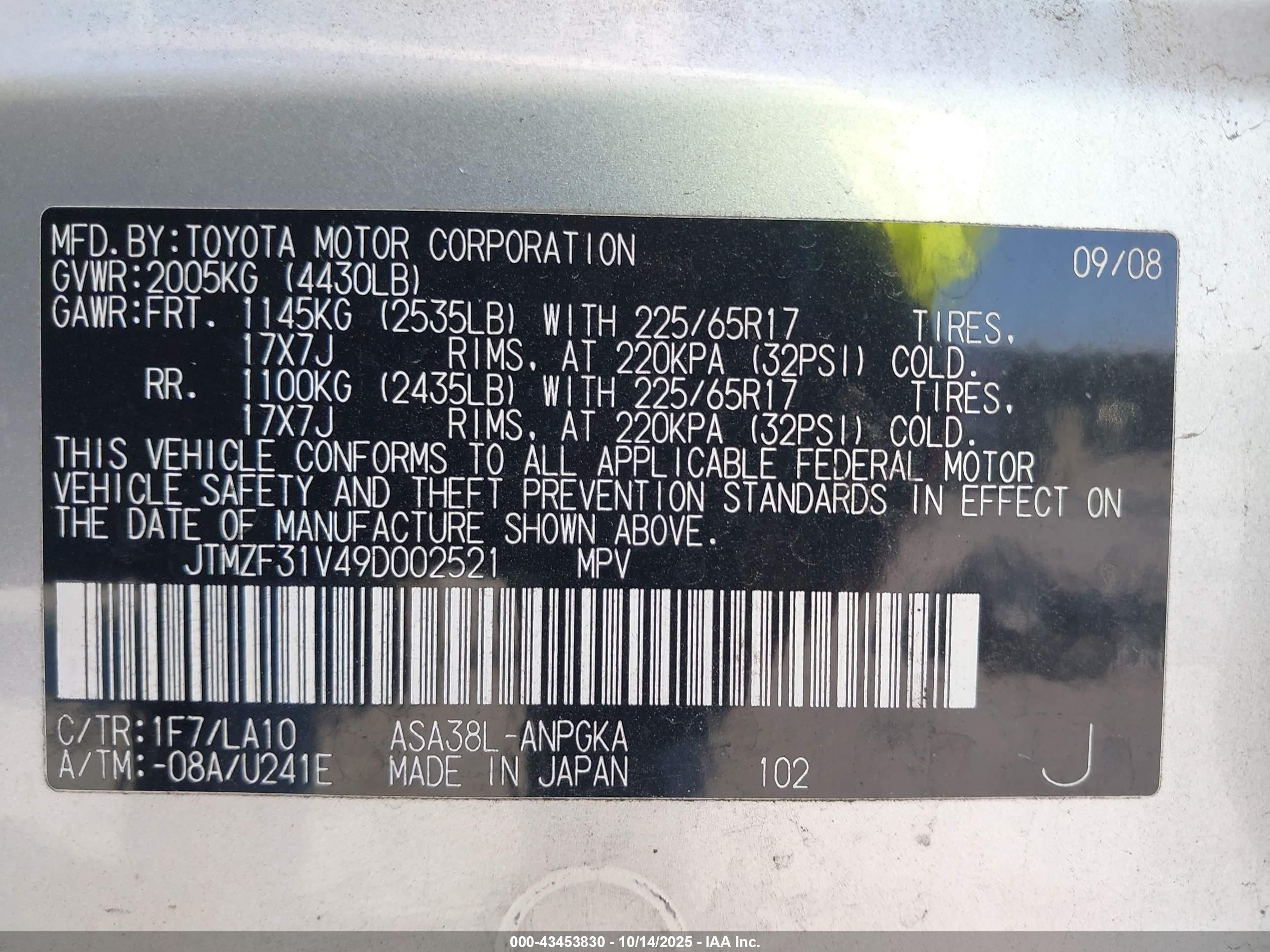 TOYOTA RAV4 image 9