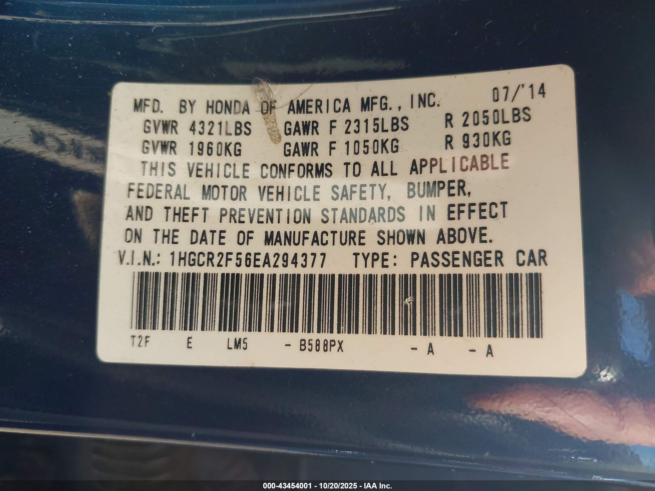 HONDA ACCORD image 9