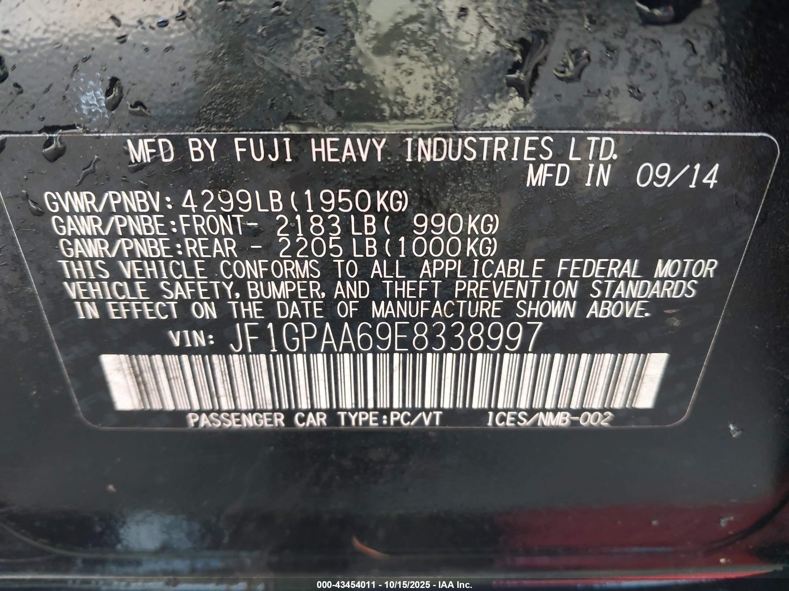 SUBARU IMPREZA image 9