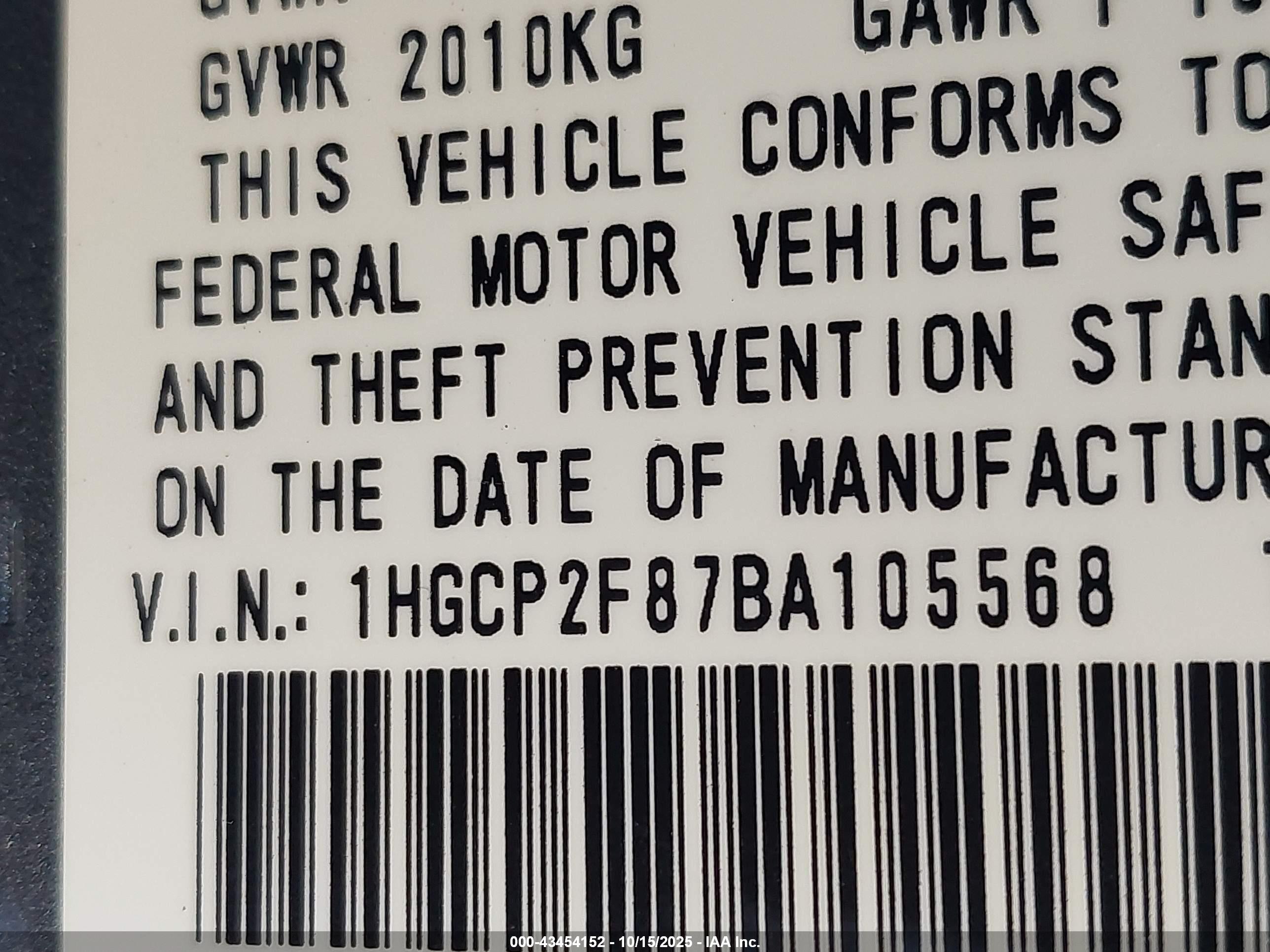 HONDA ACCORD image 9