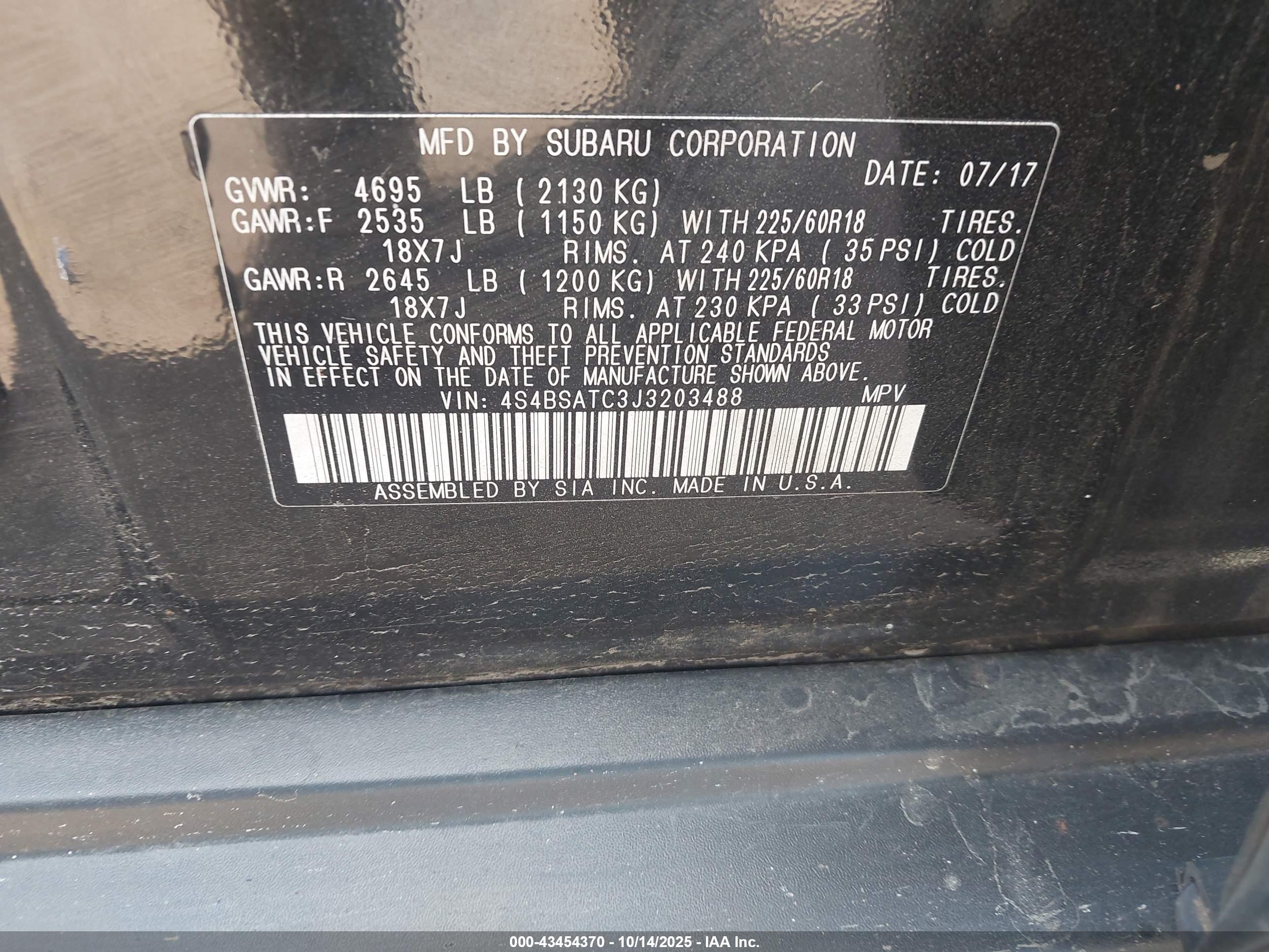 SUBARU OUTBACK image 9