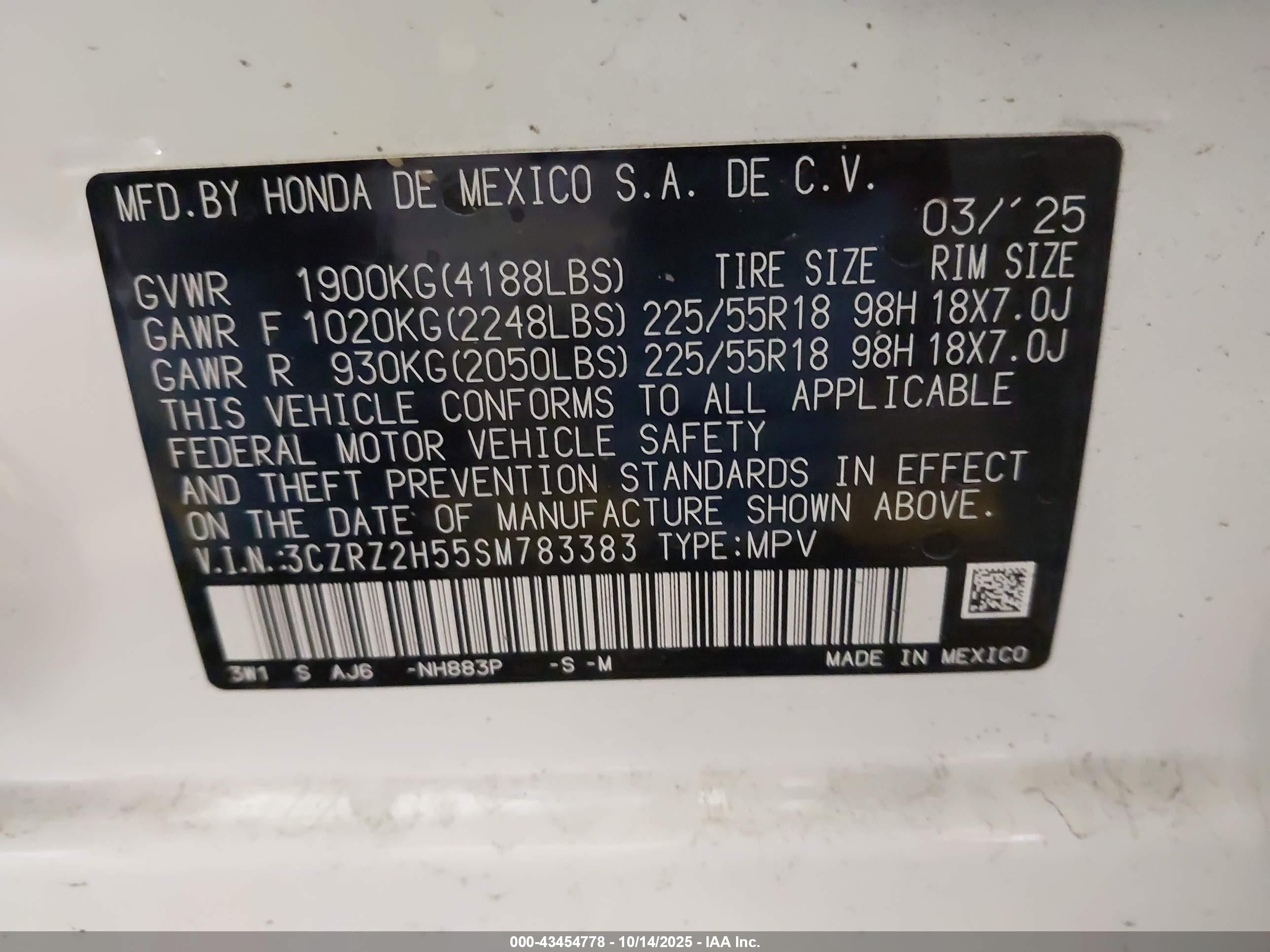 HONDA HR-V image 9