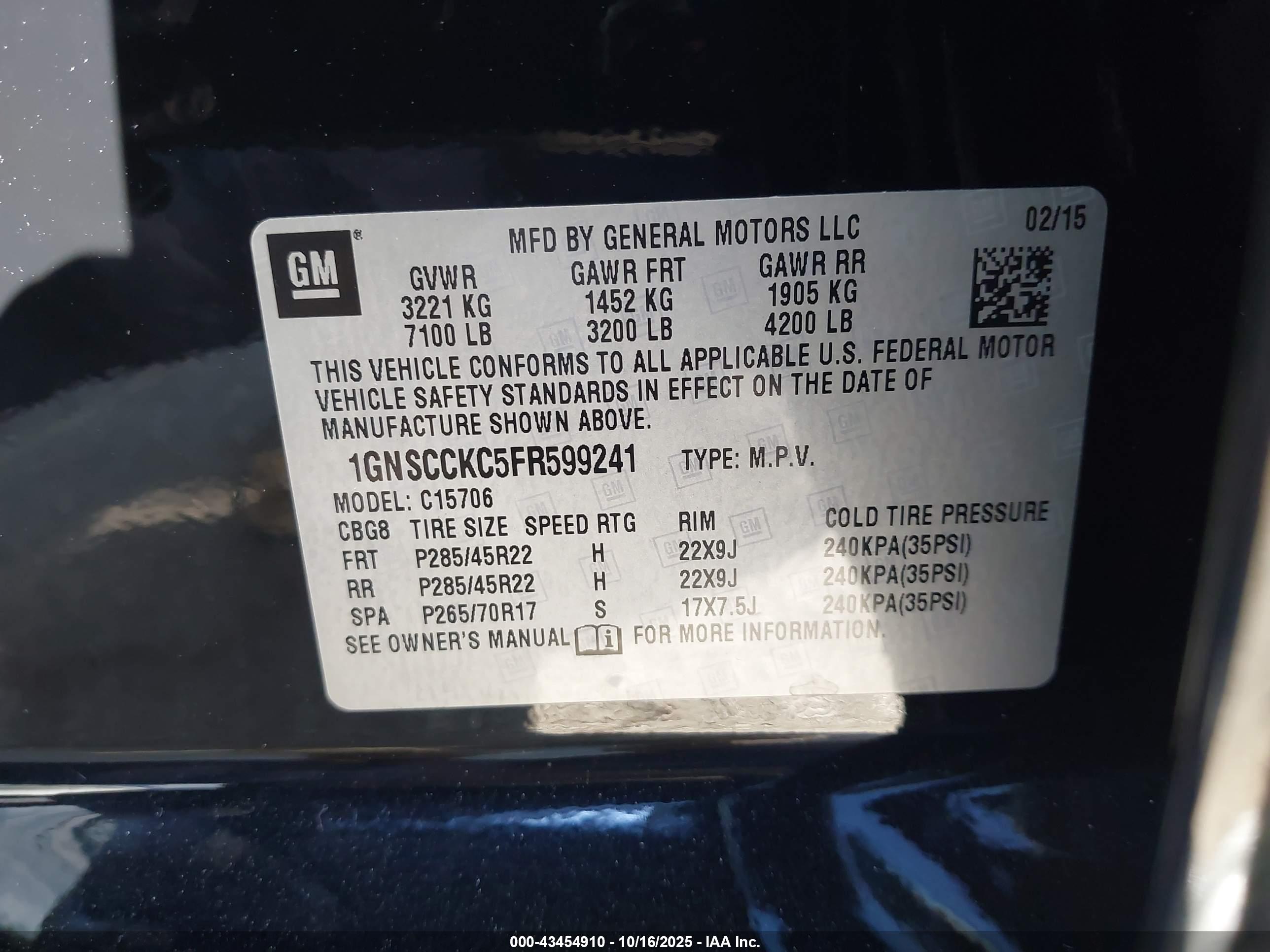 CHEVROLET TAHOE image 9