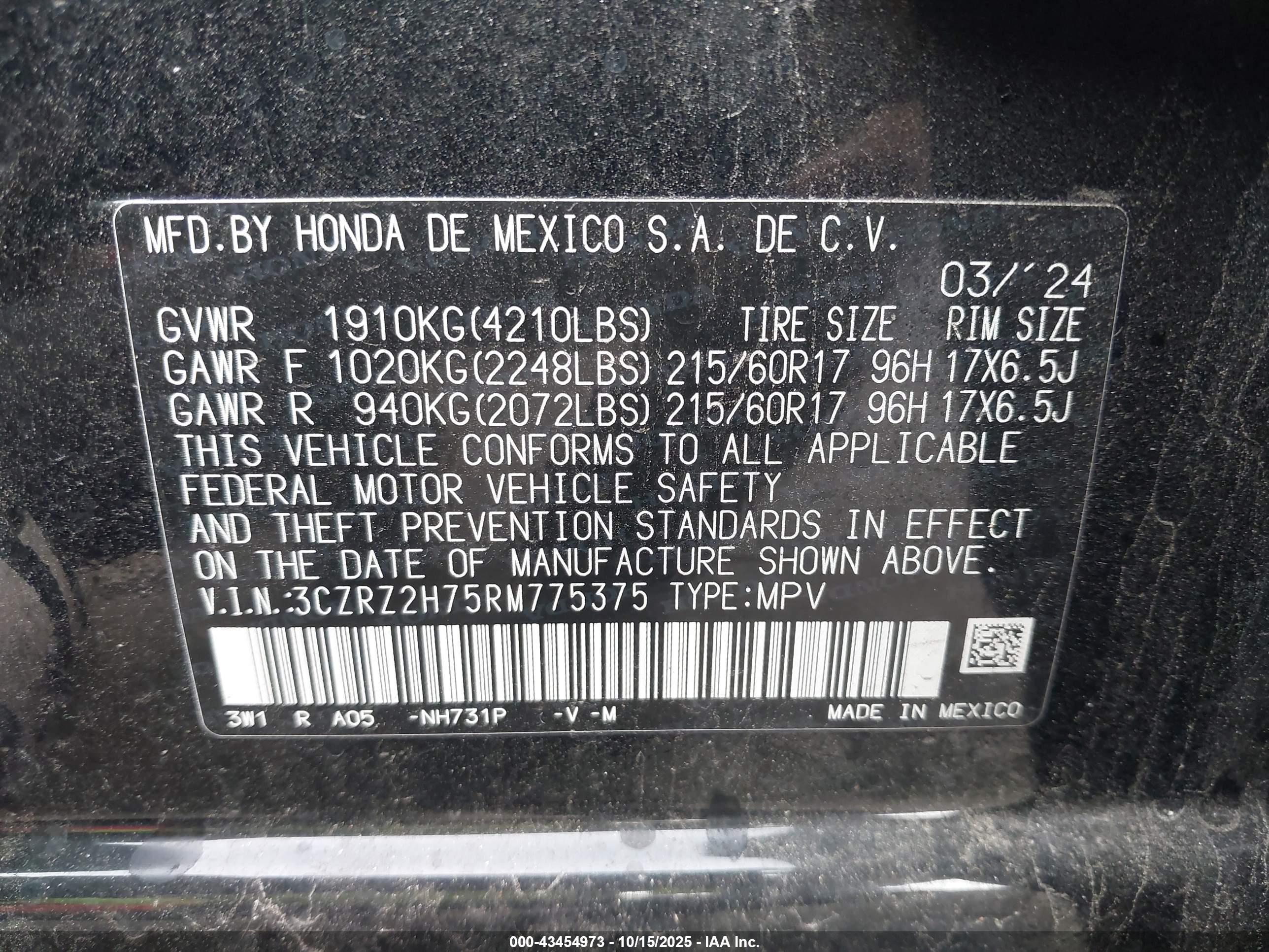 HONDA HR-V image 9