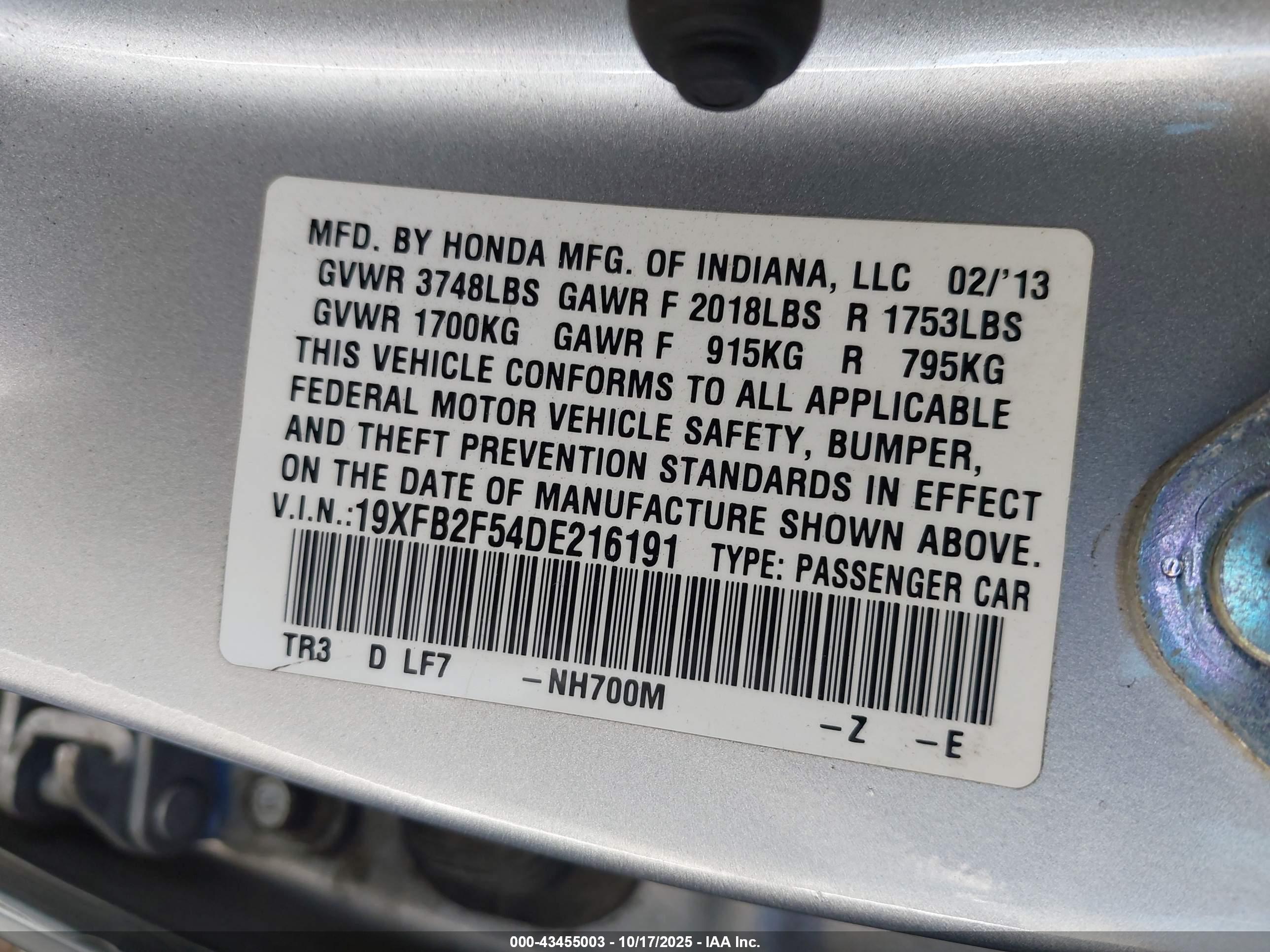 HONDA CIVIC image 9