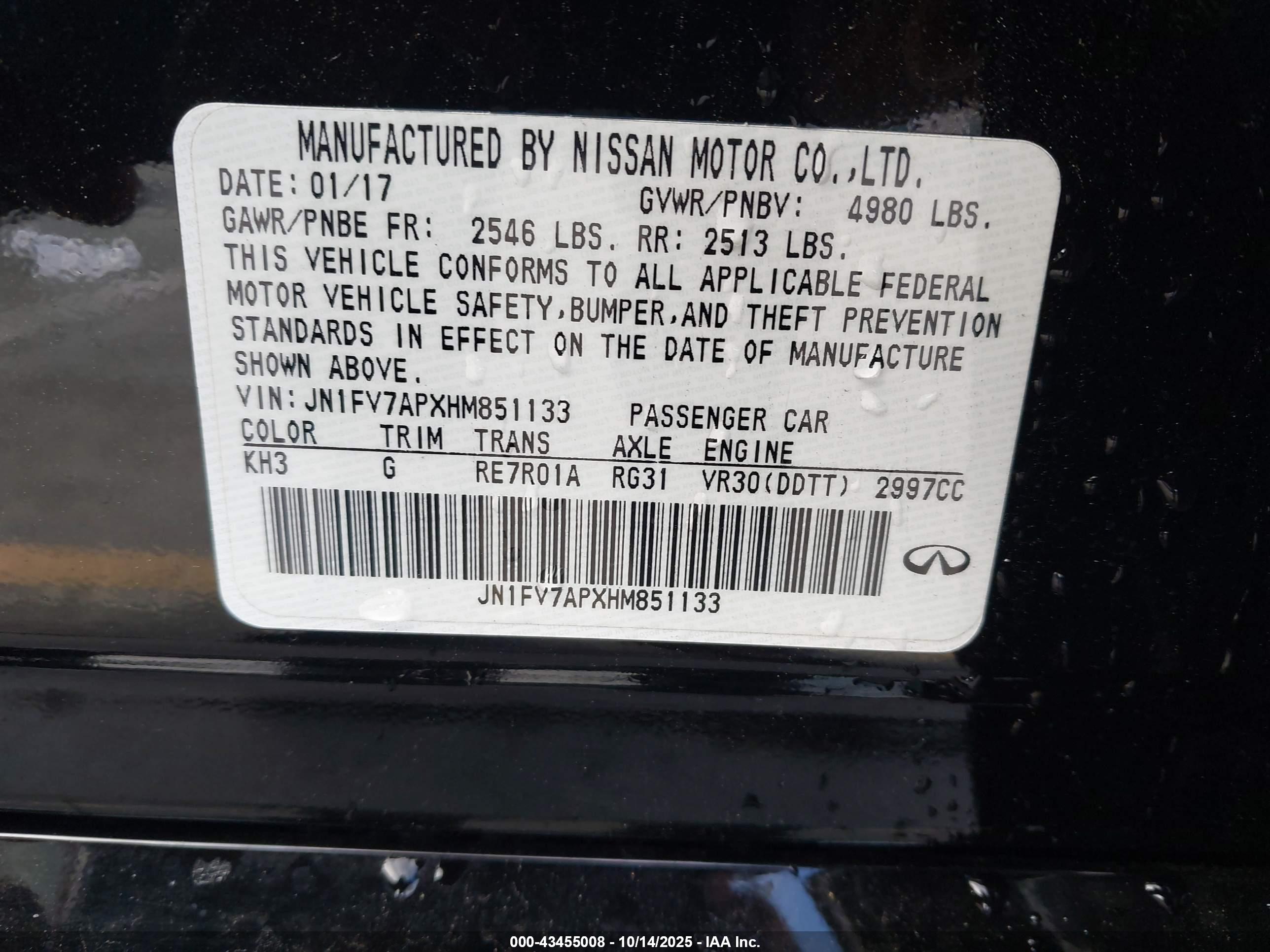 INFINITI Q50 image 9