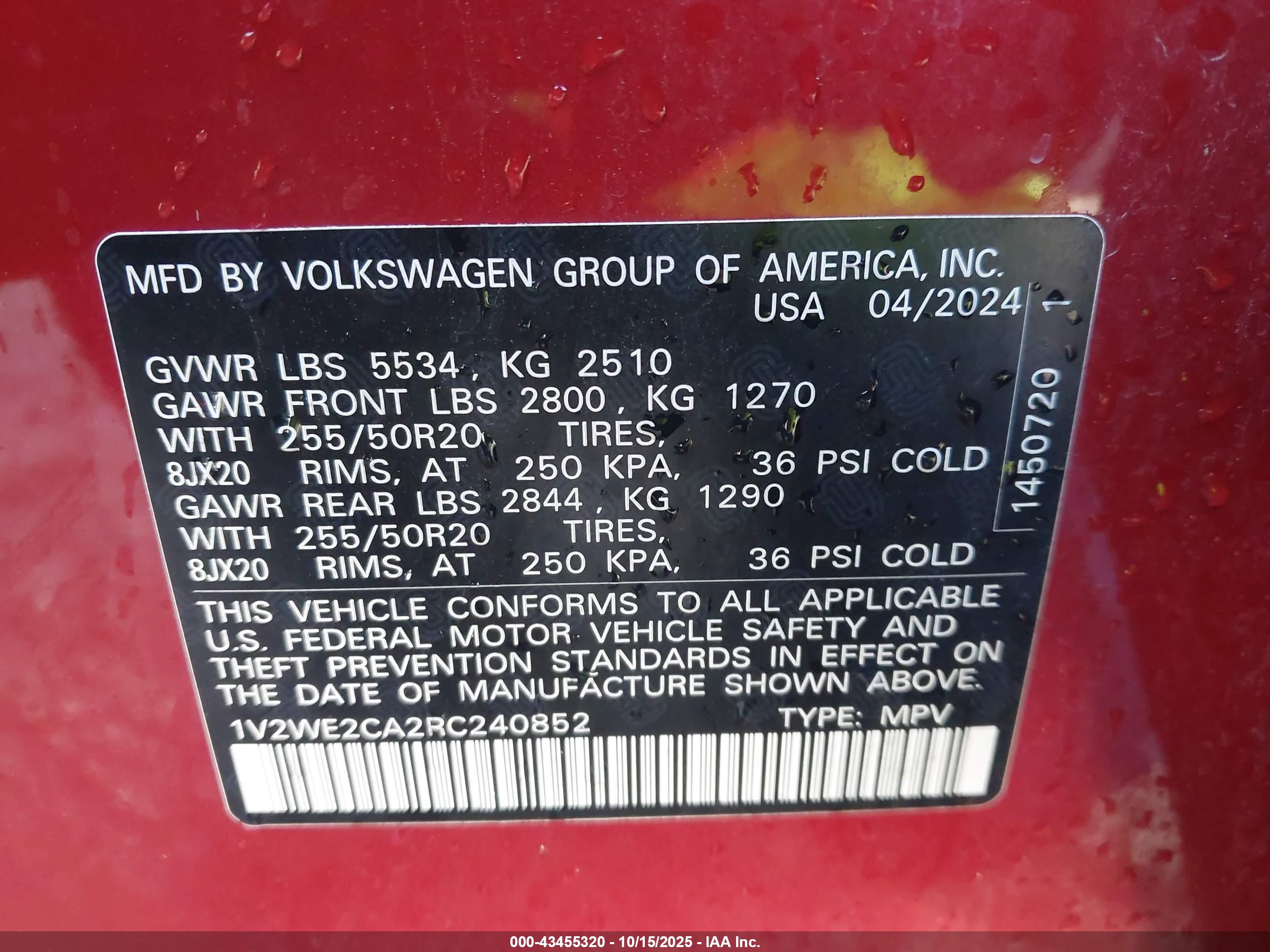 VOLKSWAGEN ATLAS image 9