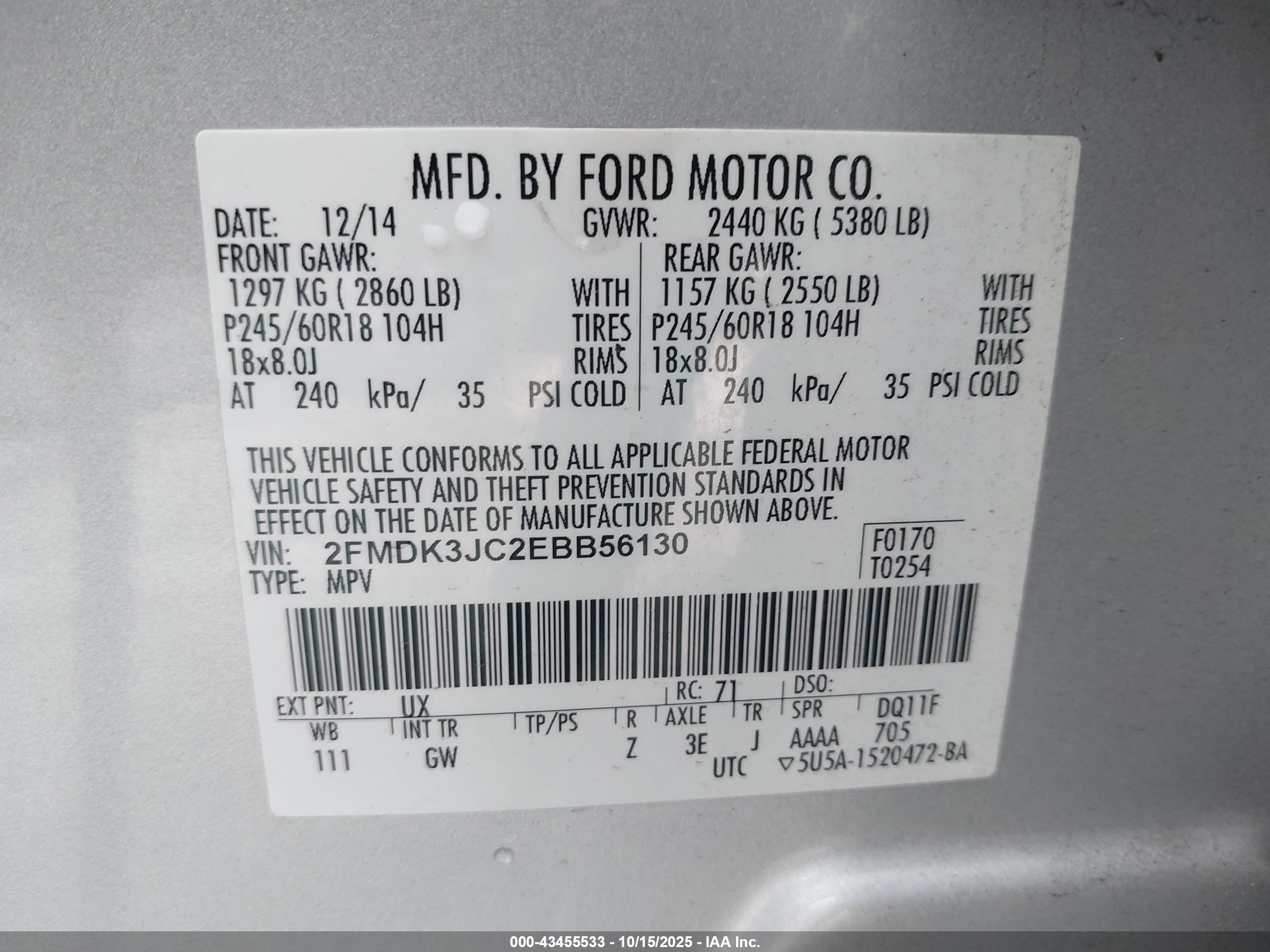 FORD EDGE image 9