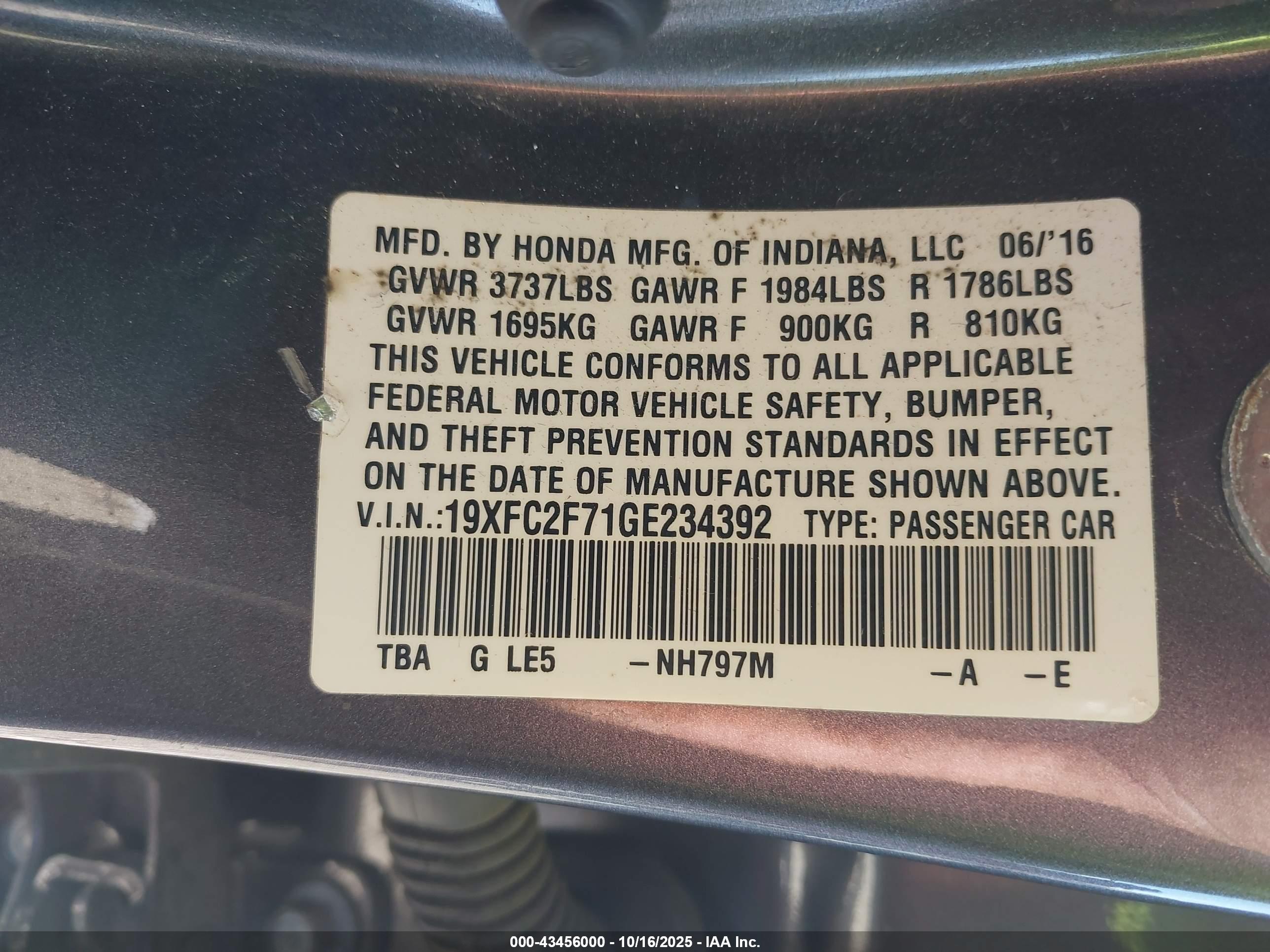 HONDA CIVIC image 9