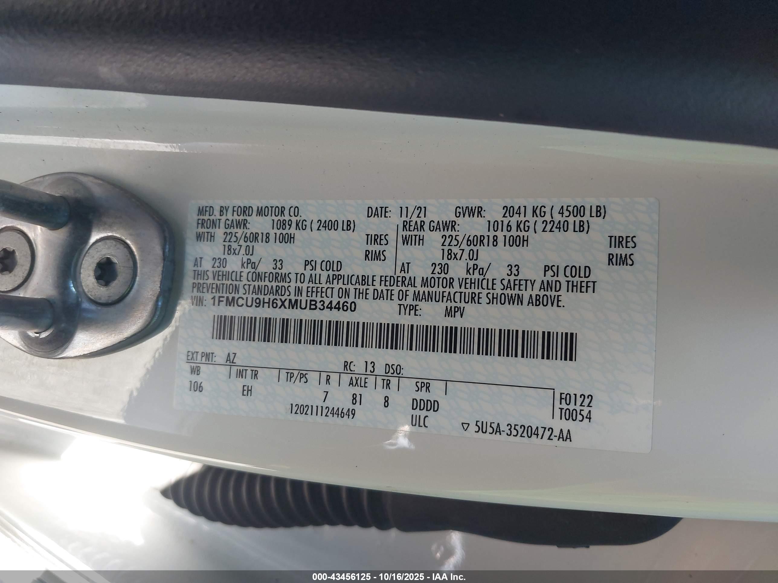 FORD ESCAPE image 9