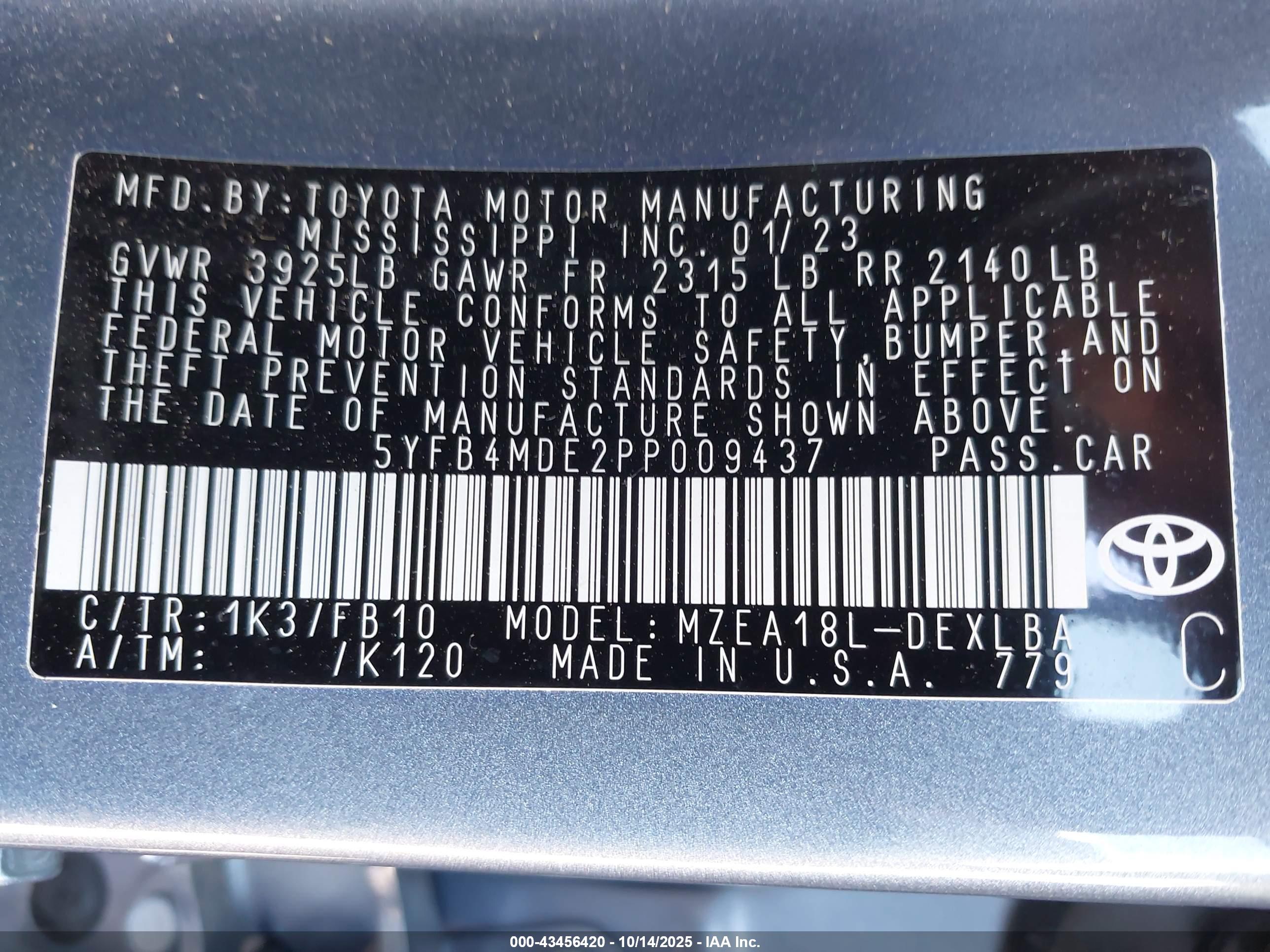 TOYOTA COROLLA image 9