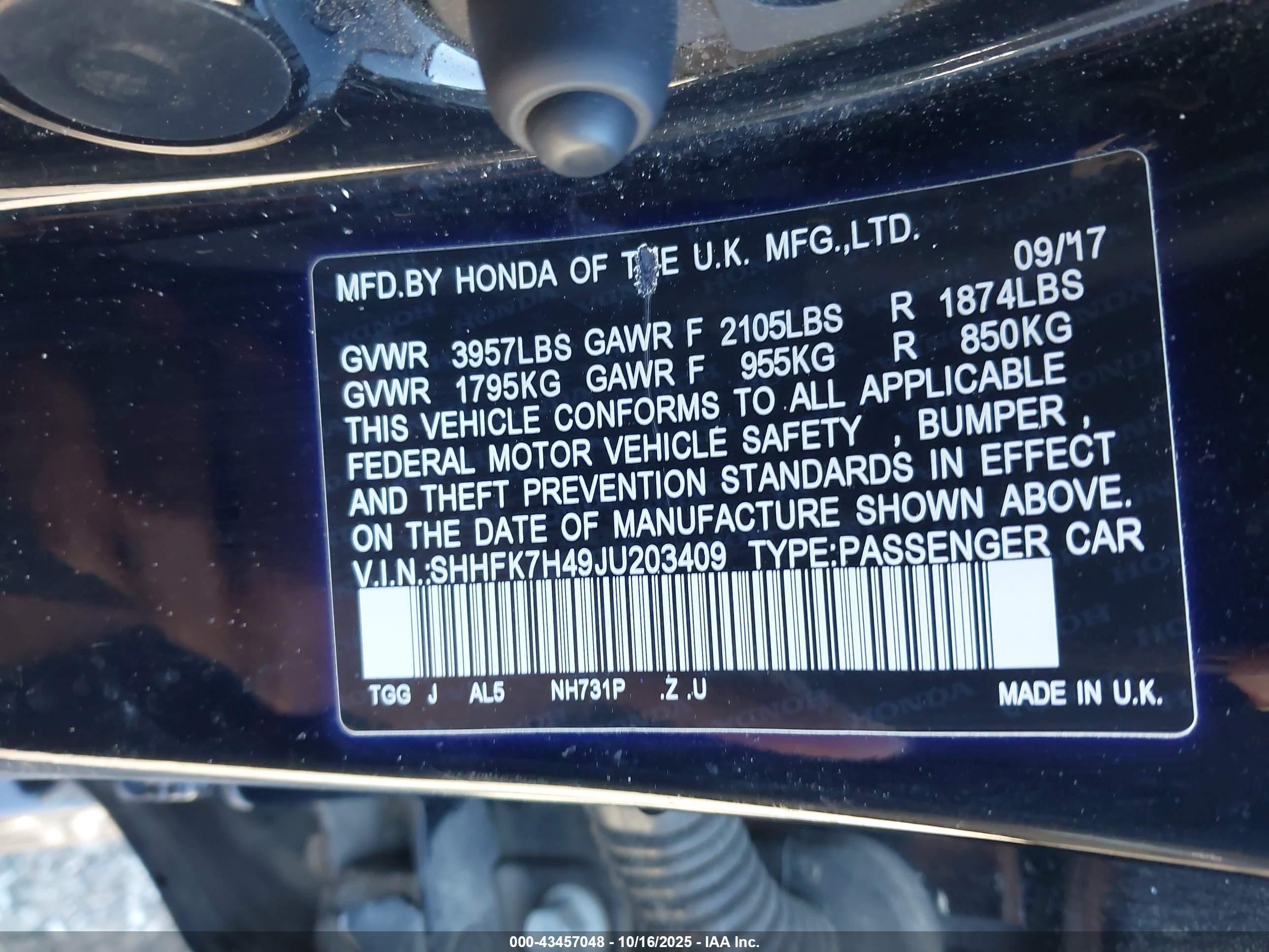 HONDA CIVIC image 9