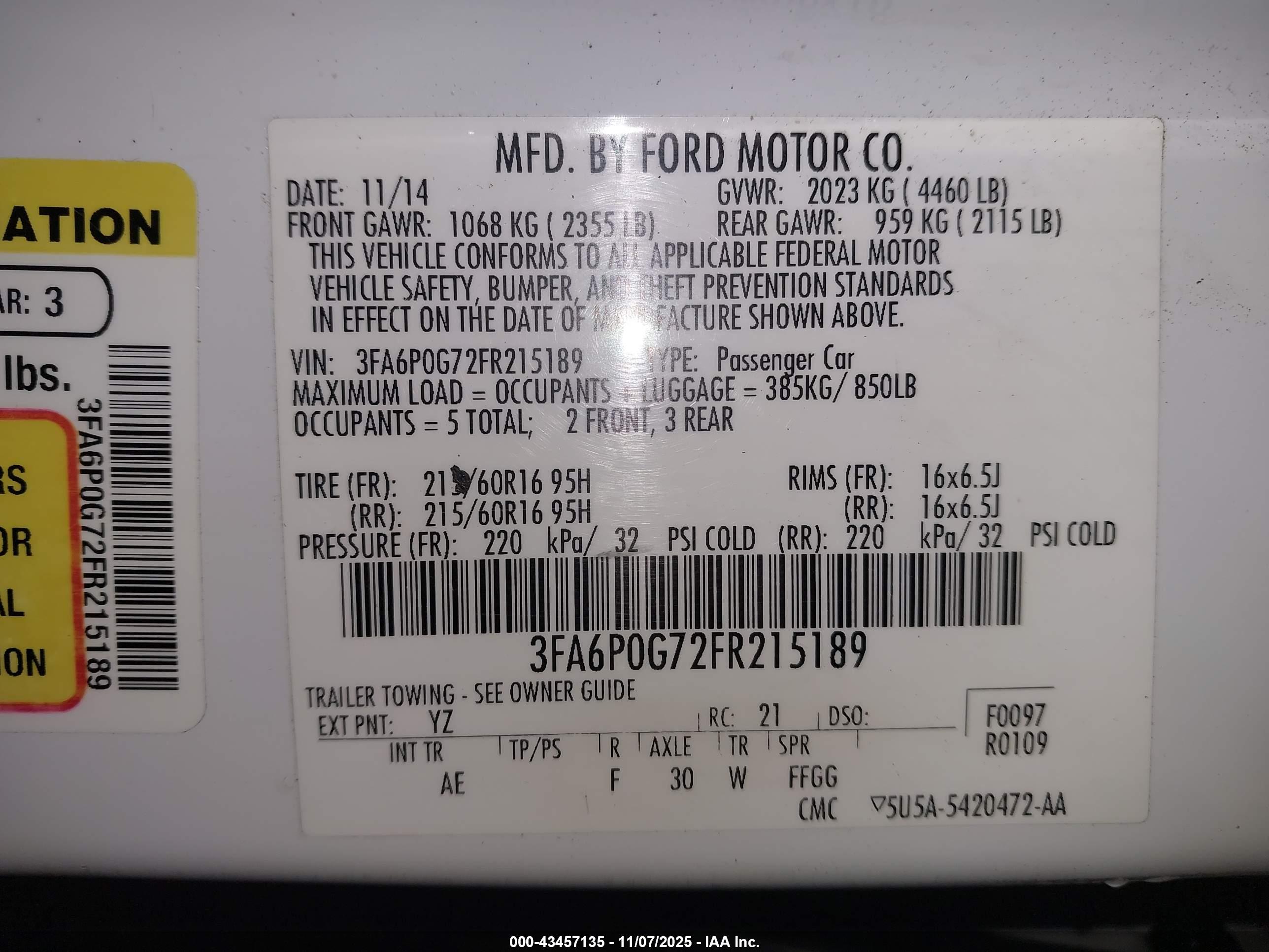 FORD FUSION image 9
