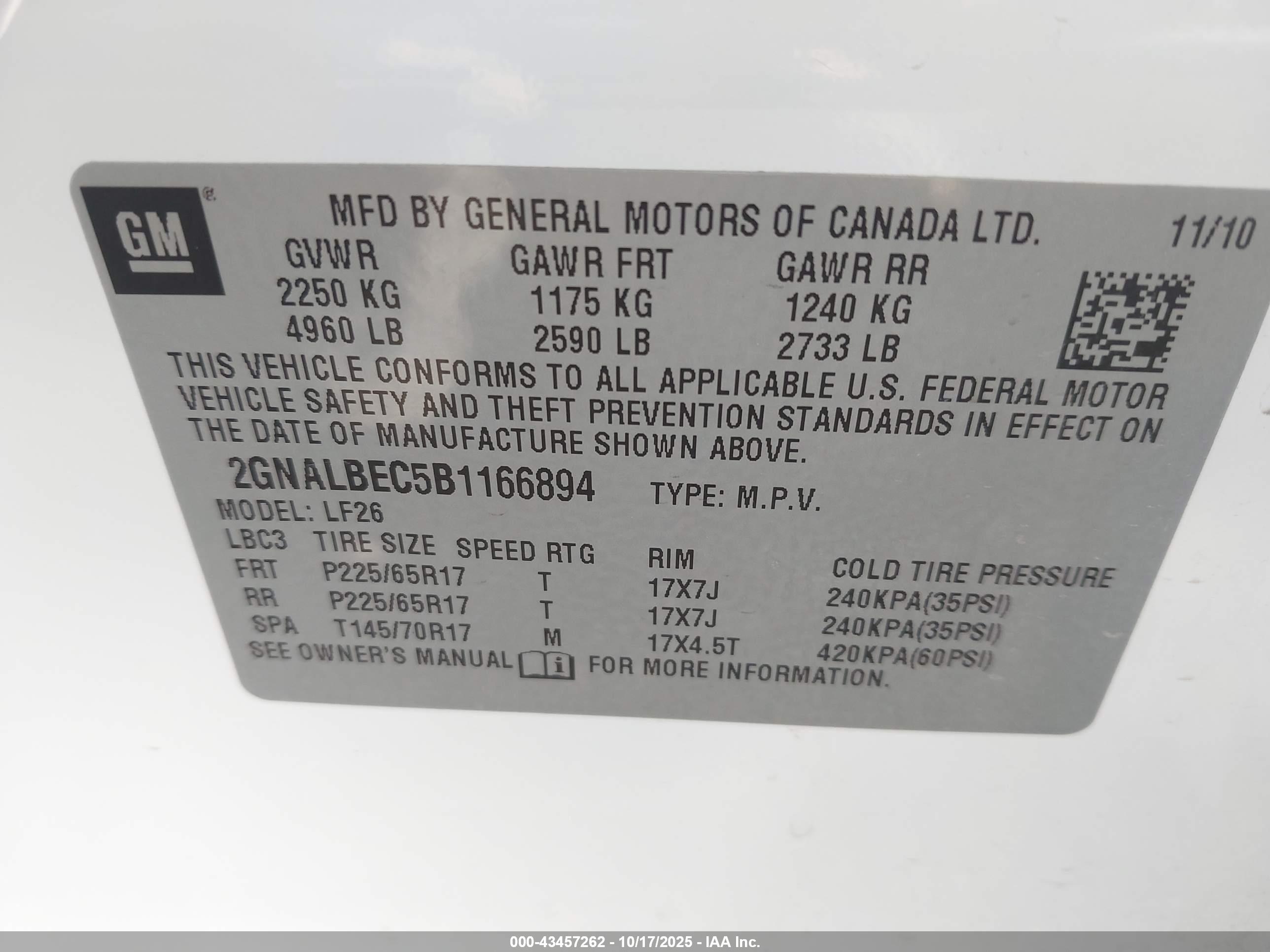 CHEVROLET EQUINOX image 9