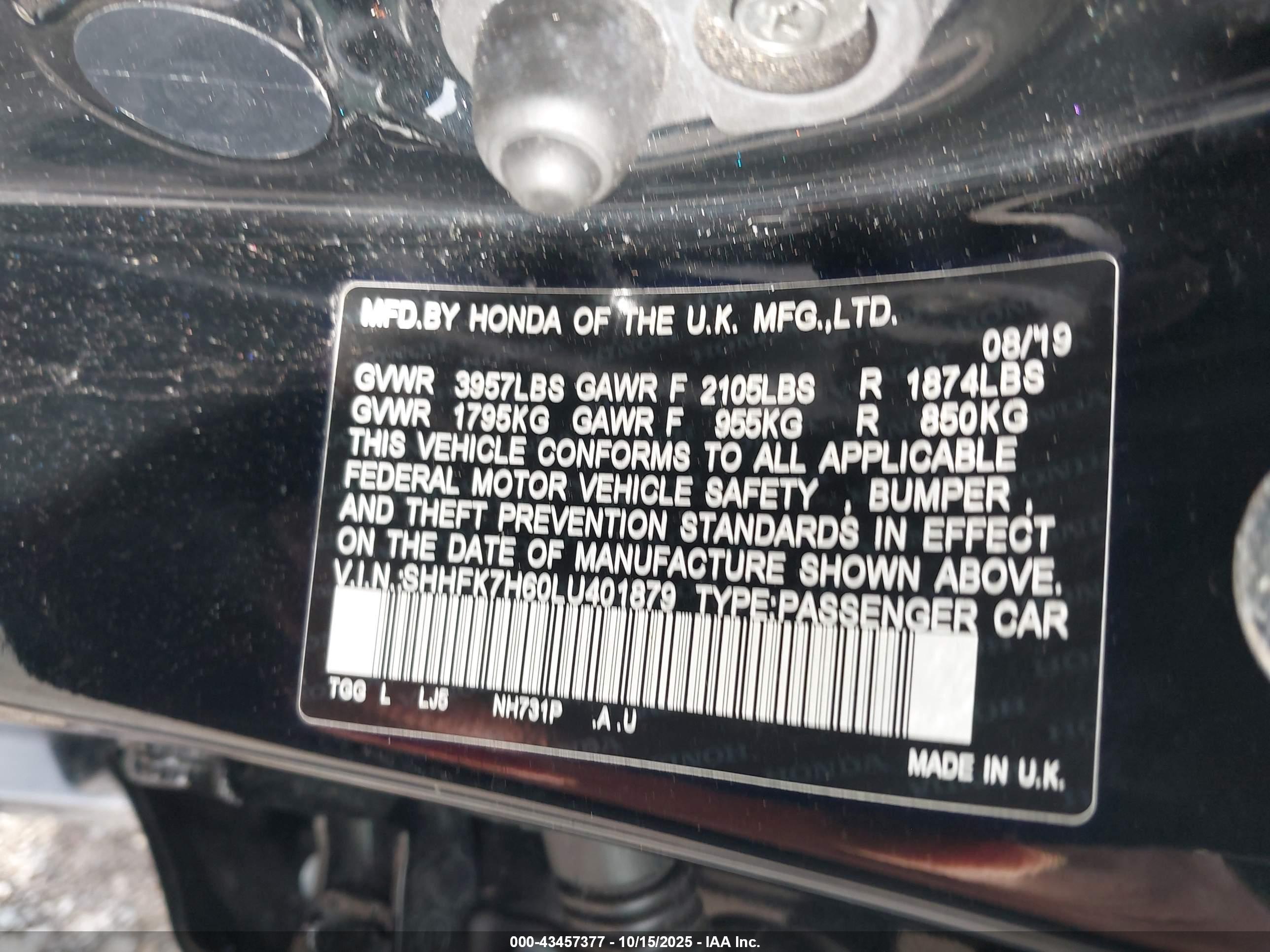 HONDA CIVIC image 9
