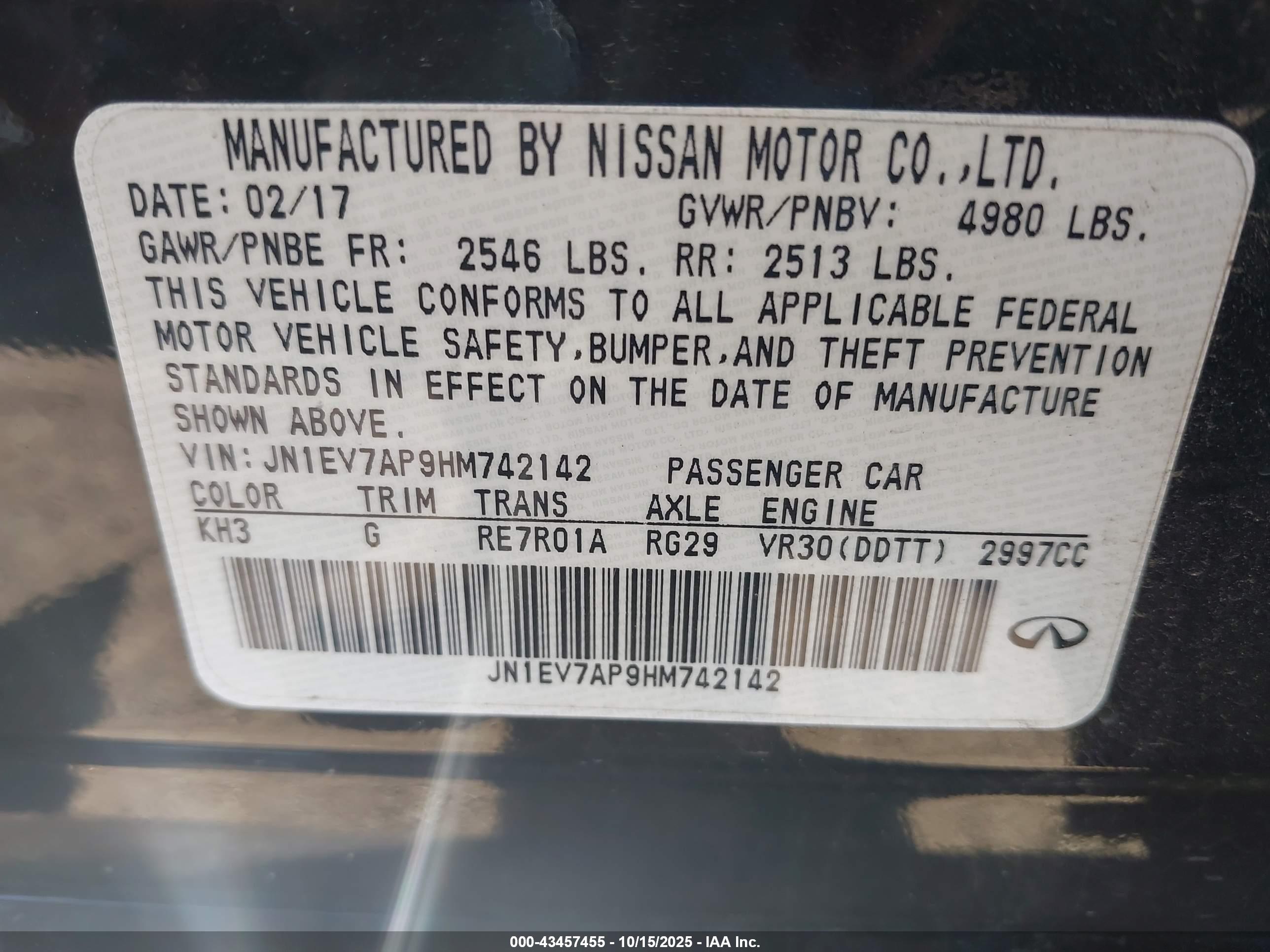 INFINITI Q50 image 9