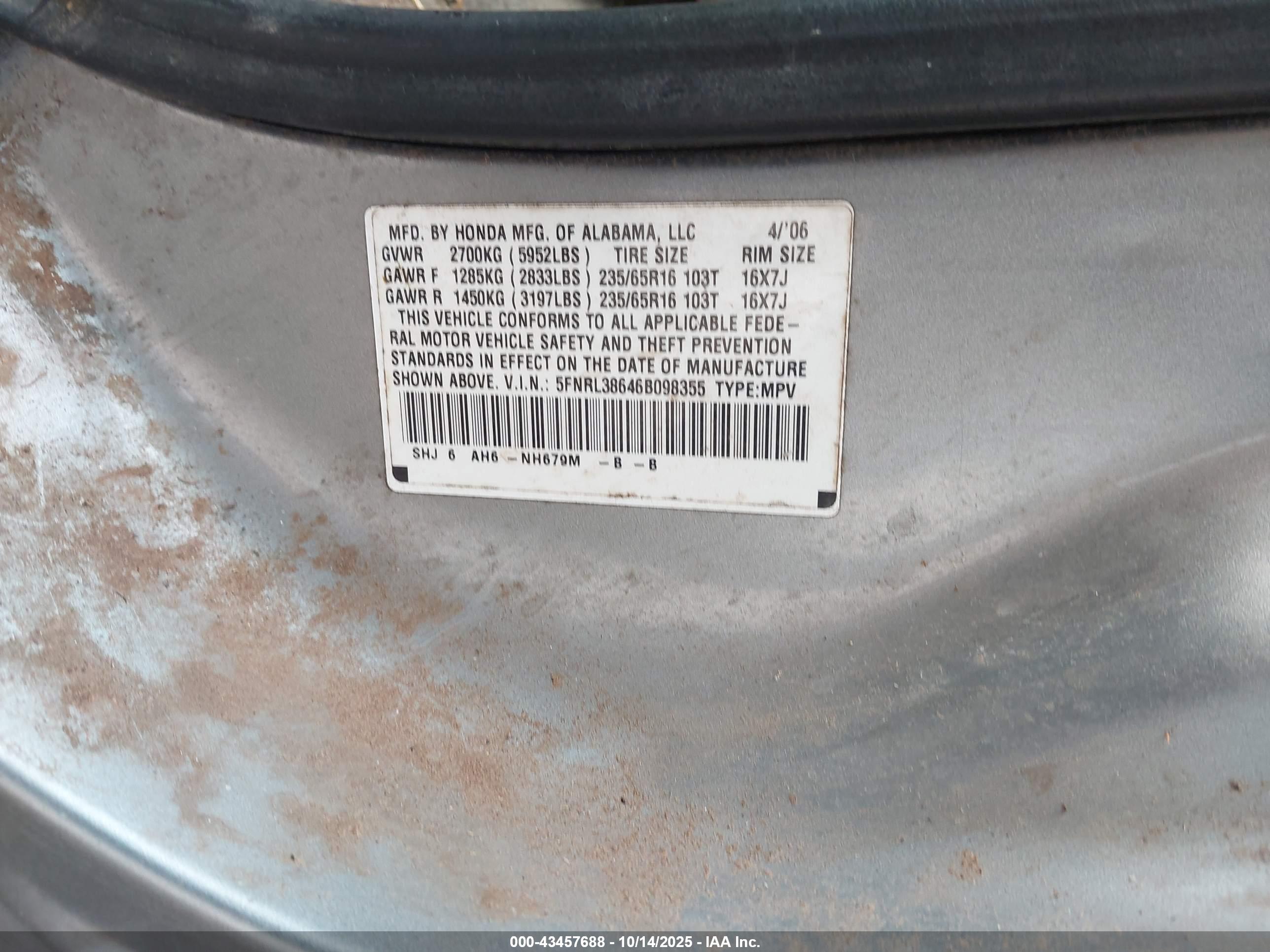 HONDA ODYSSEY image 9