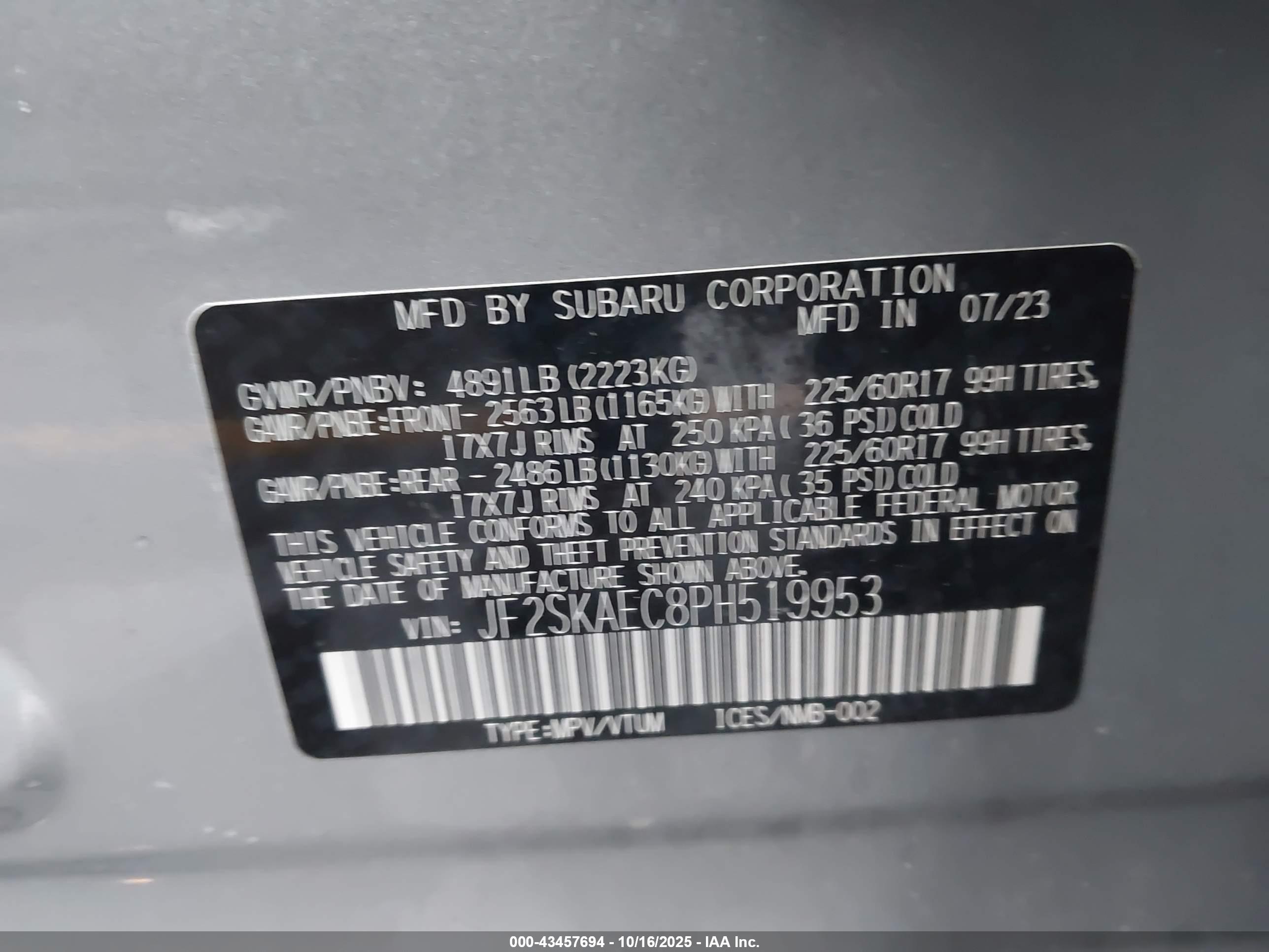 SUBARU FORESTER image 9