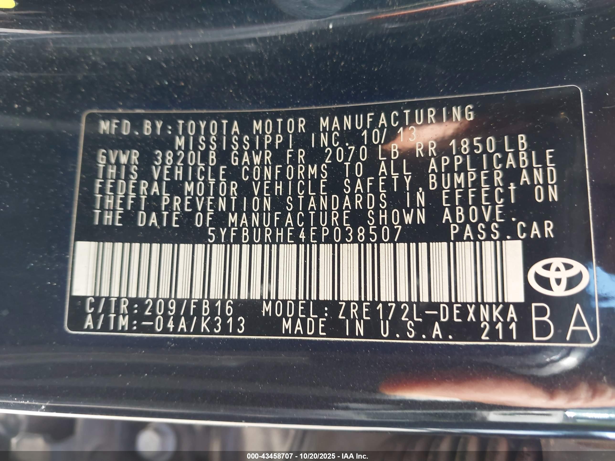 TOYOTA COROLLA image 9