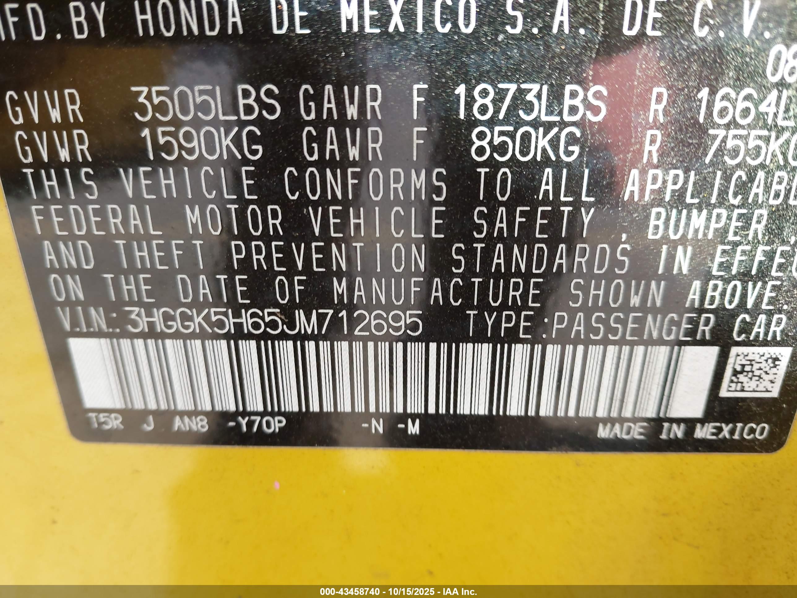 HONDA FIT image 9