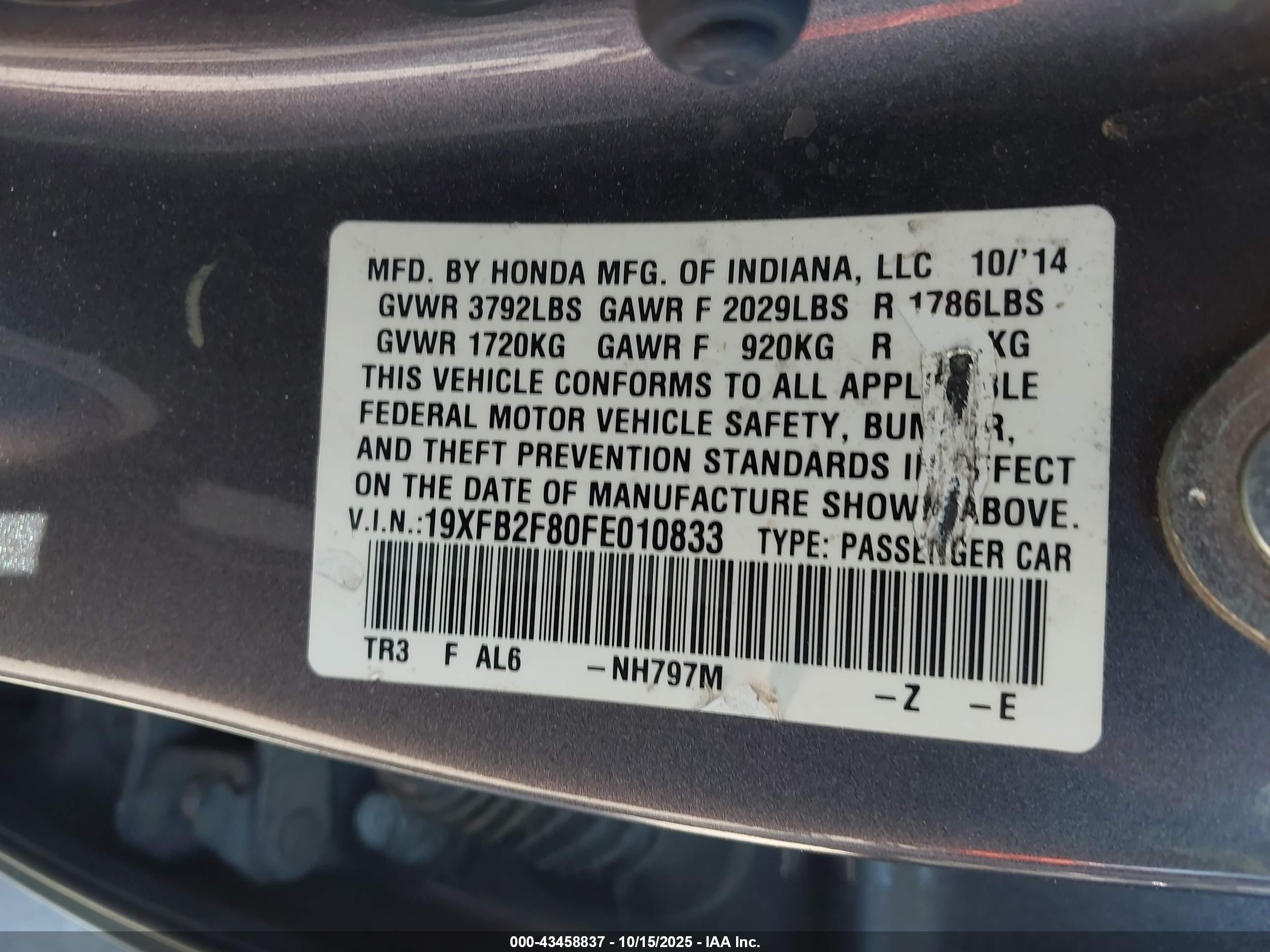 HONDA CIVIC image 9