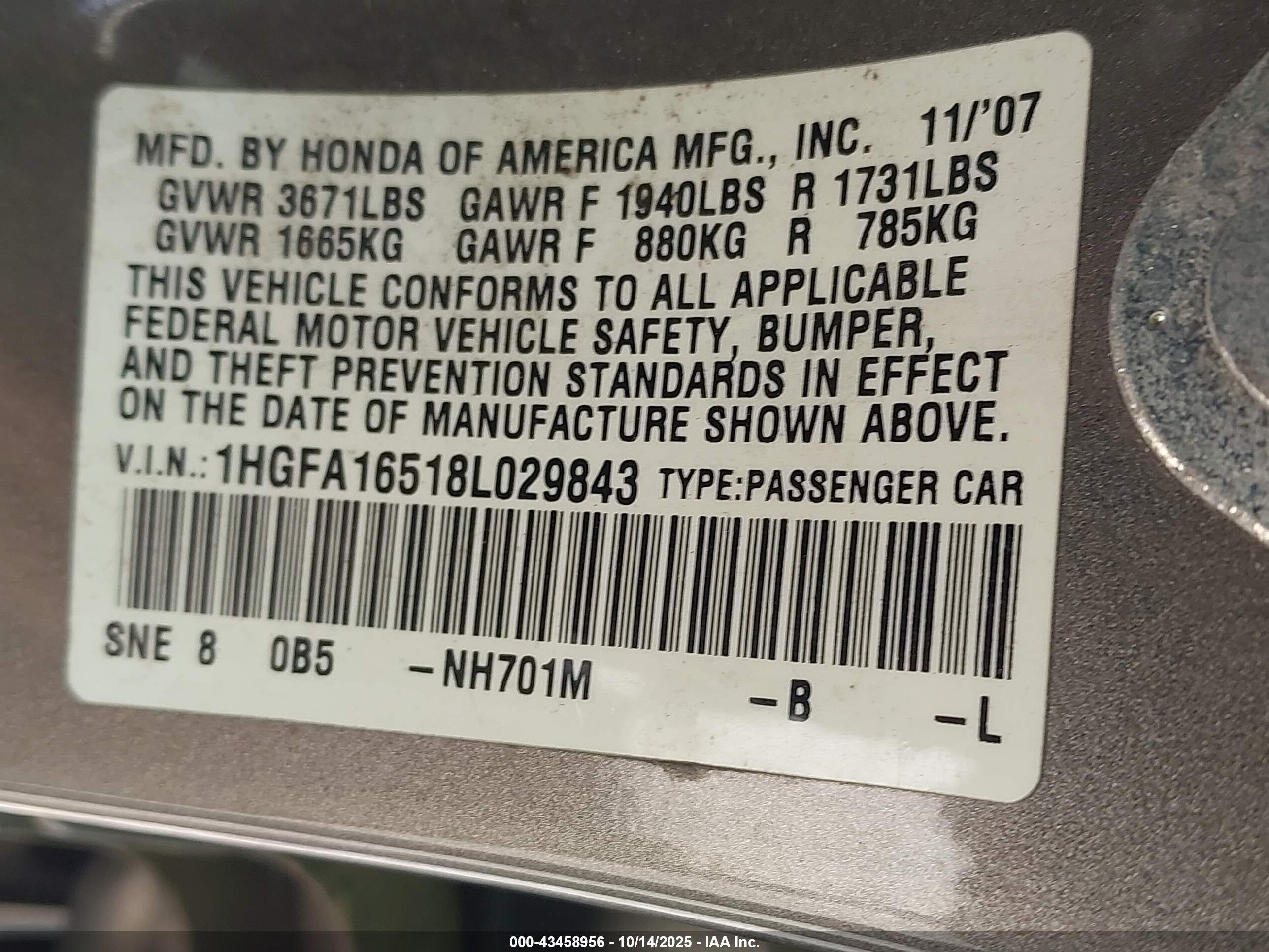 HONDA CIVIC image 9