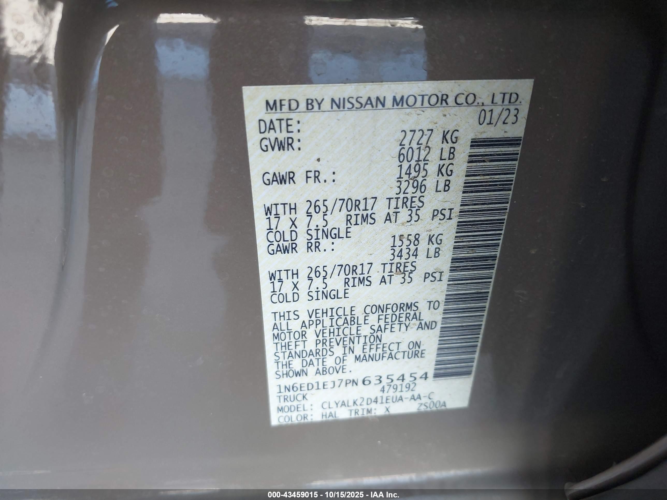 NISSAN FRONTIER image 9