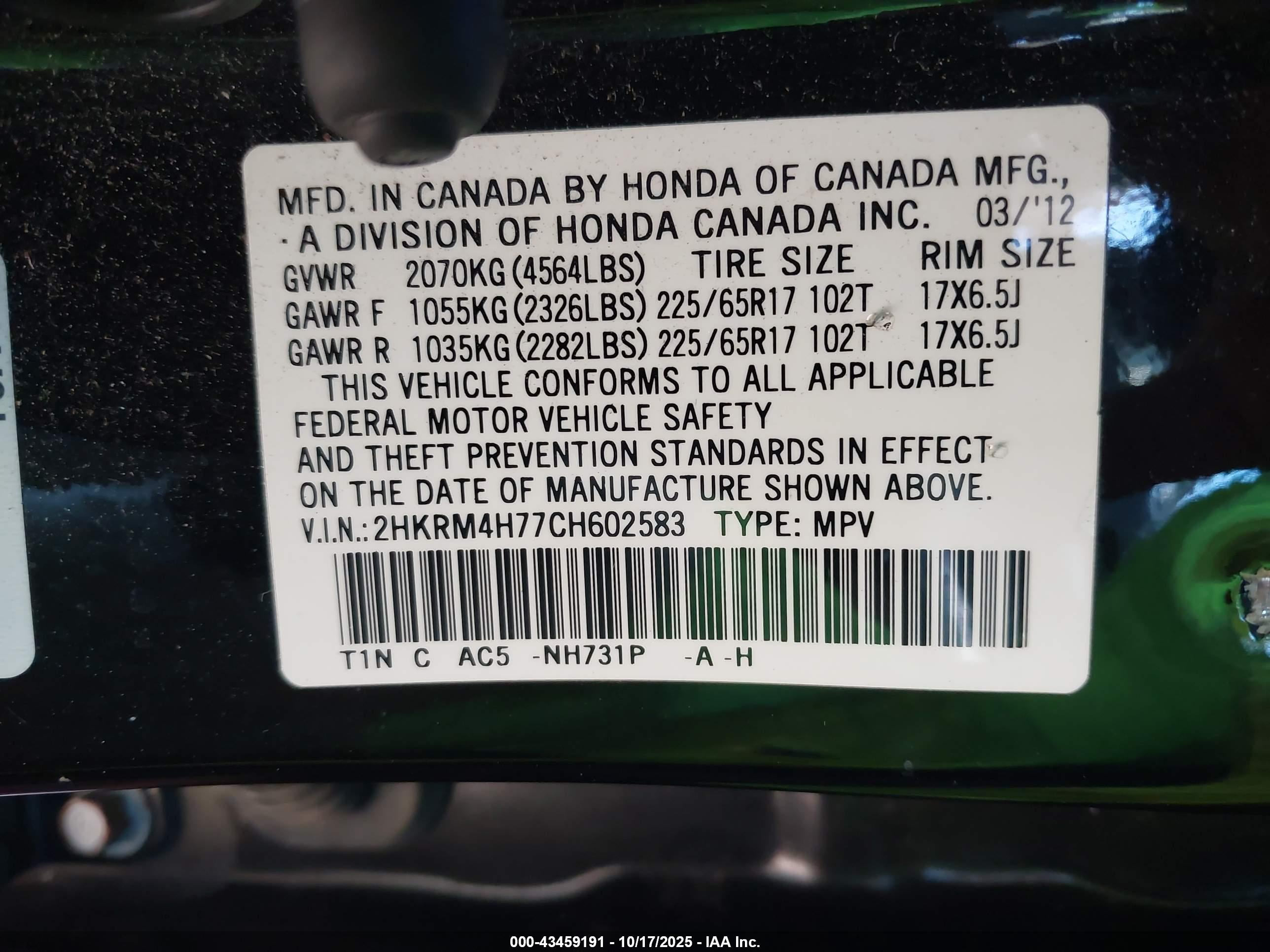 HONDA CR-V image 9