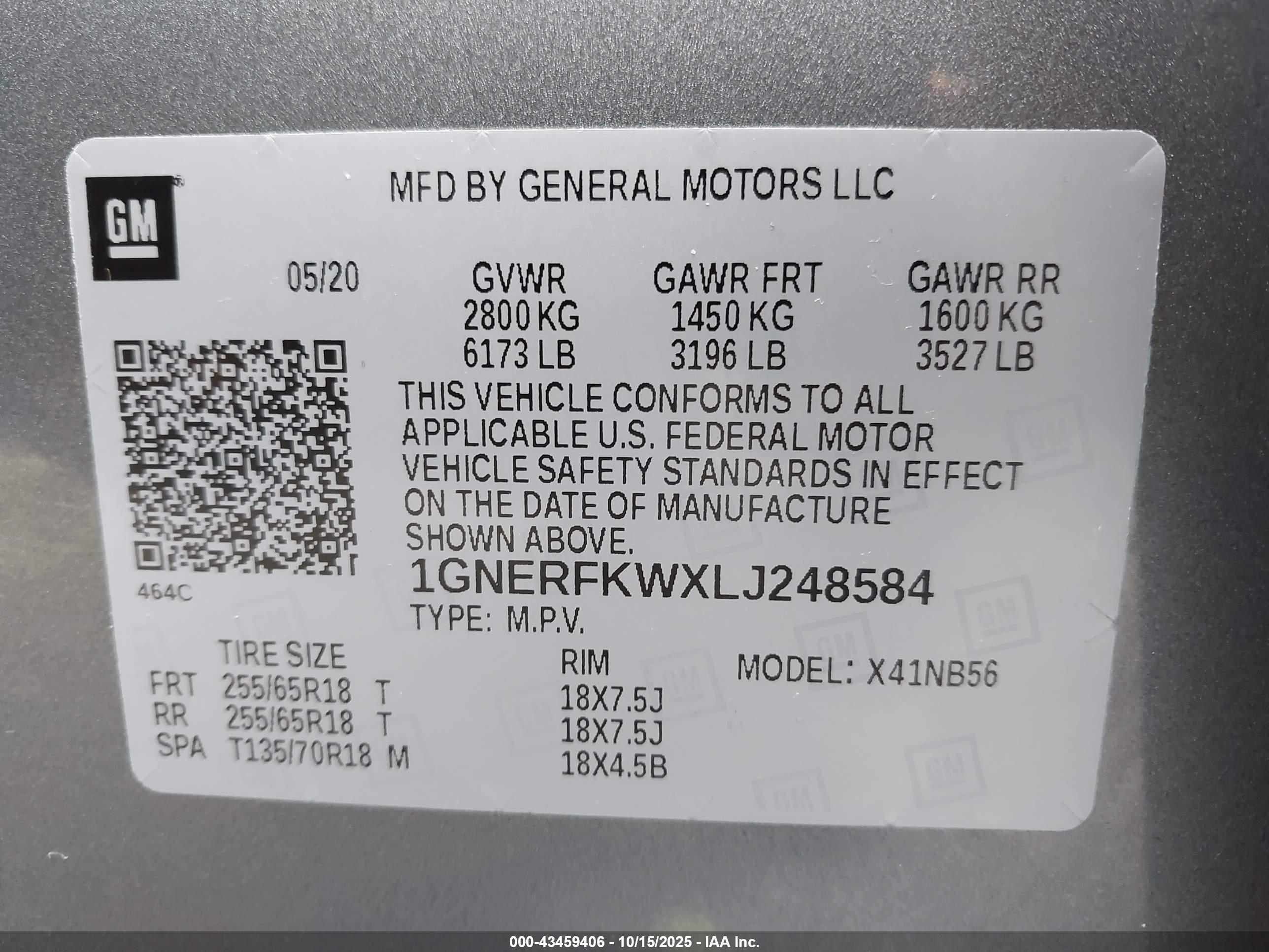 CHEVROLET TRAVERSE image 9