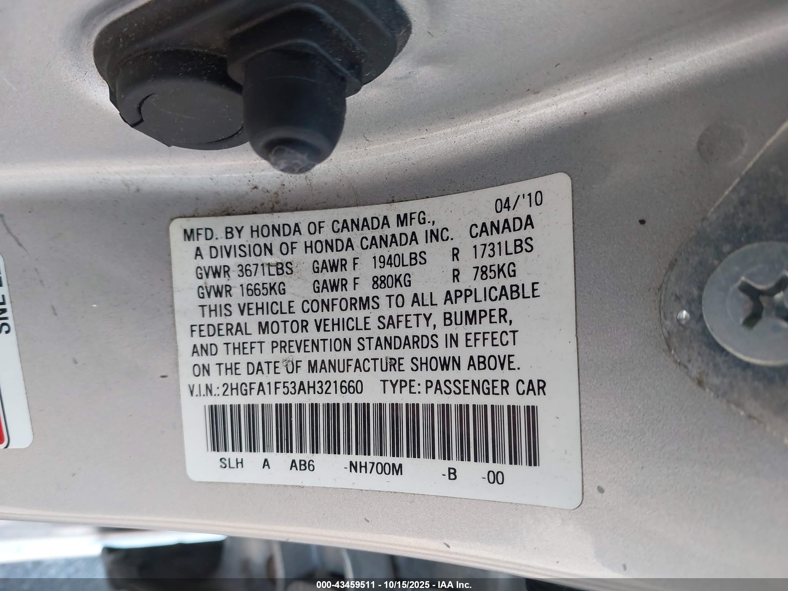 HONDA CIVIC image 9