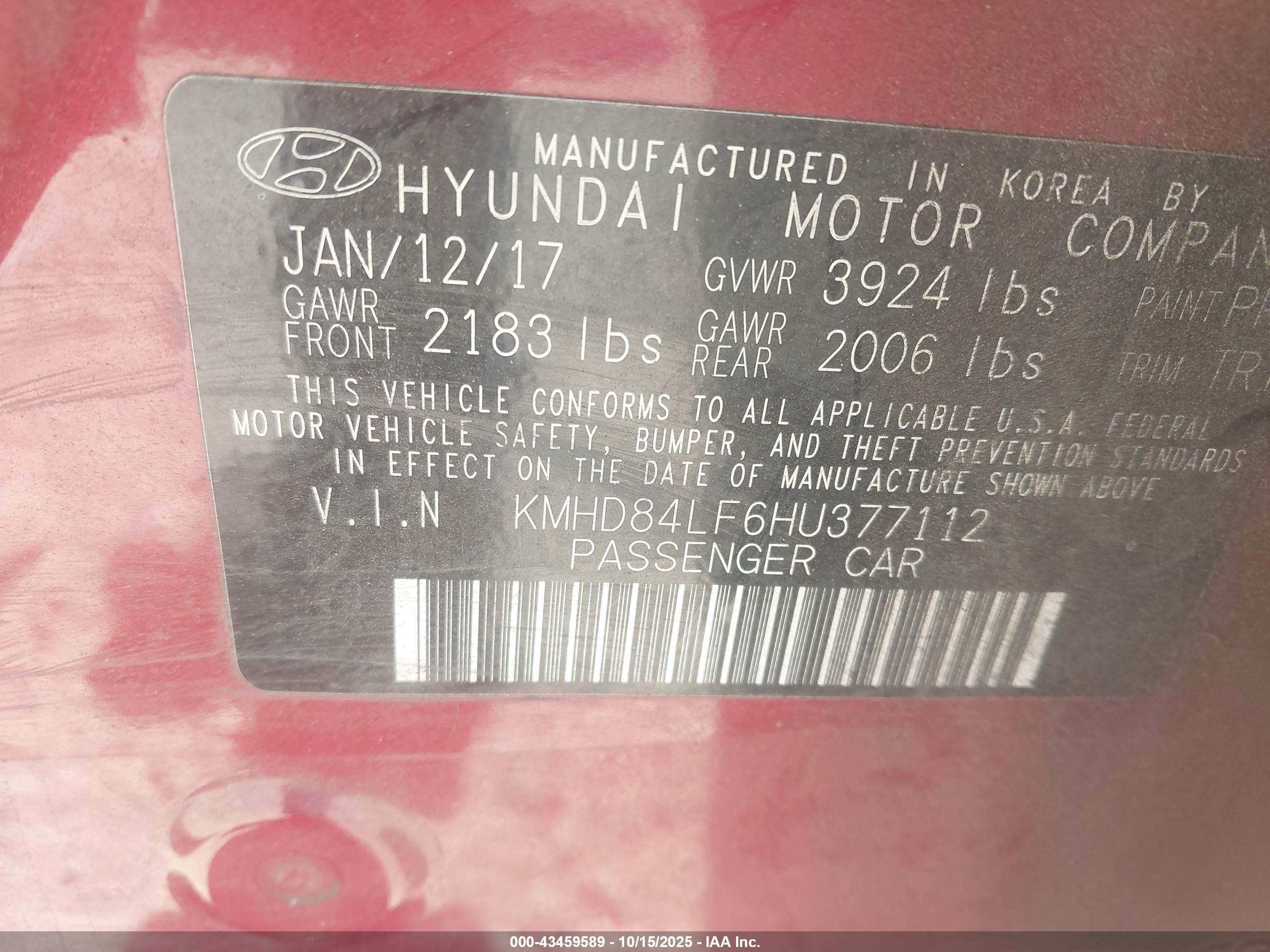 HYUNDAI ELANTRA image 9