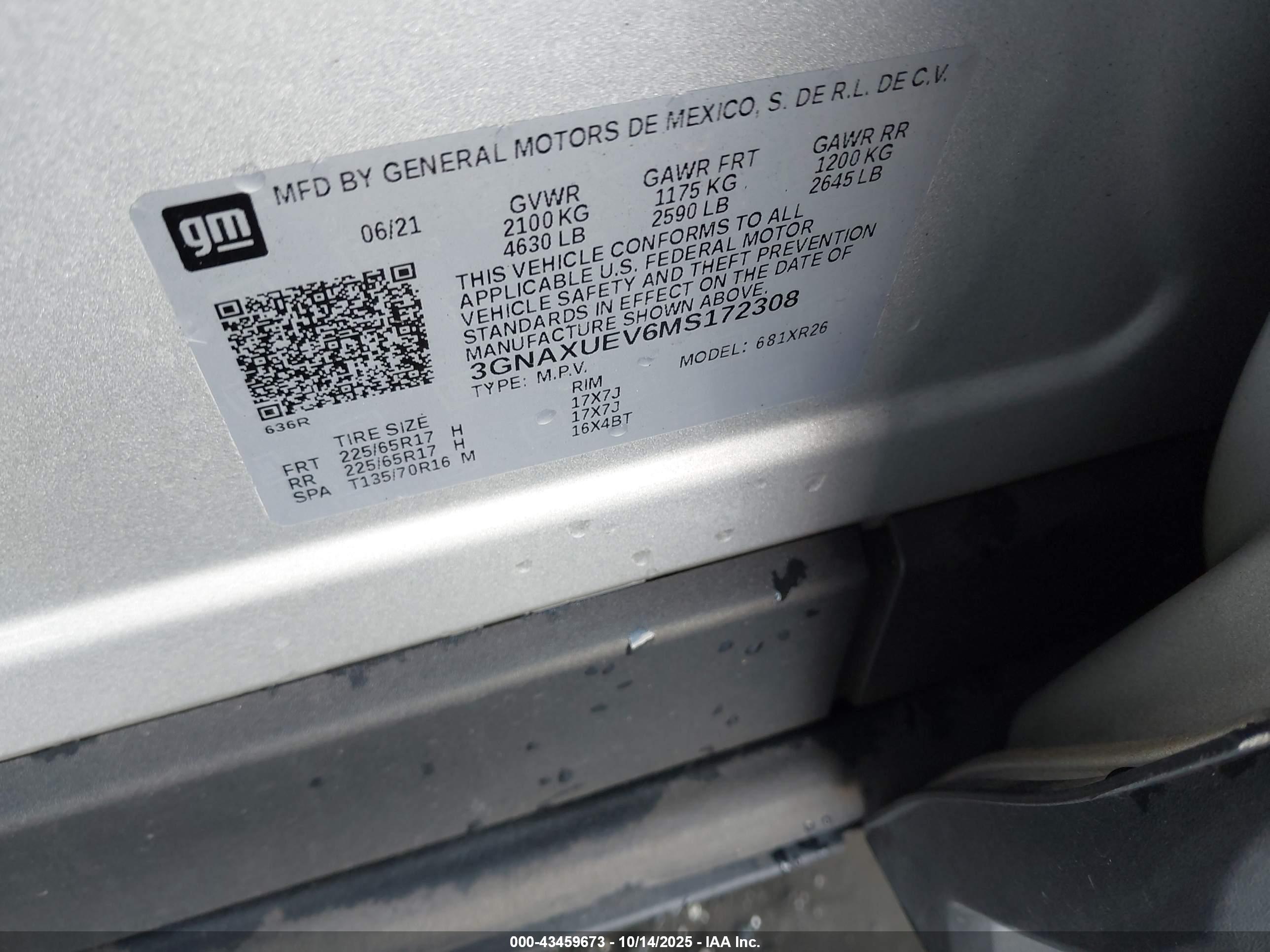 CHEVROLET EQUINOX image 9