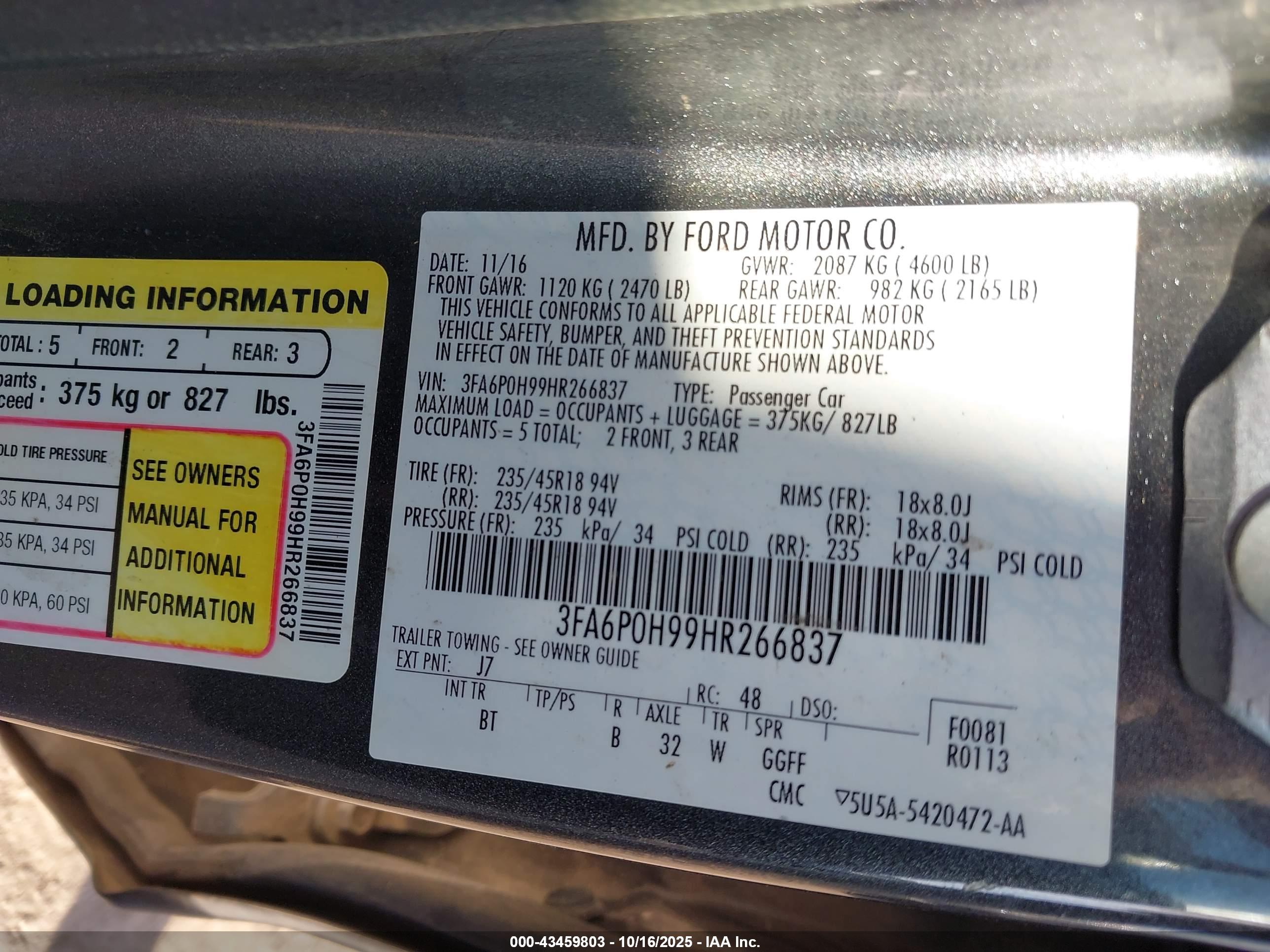 FORD FUSION image 9