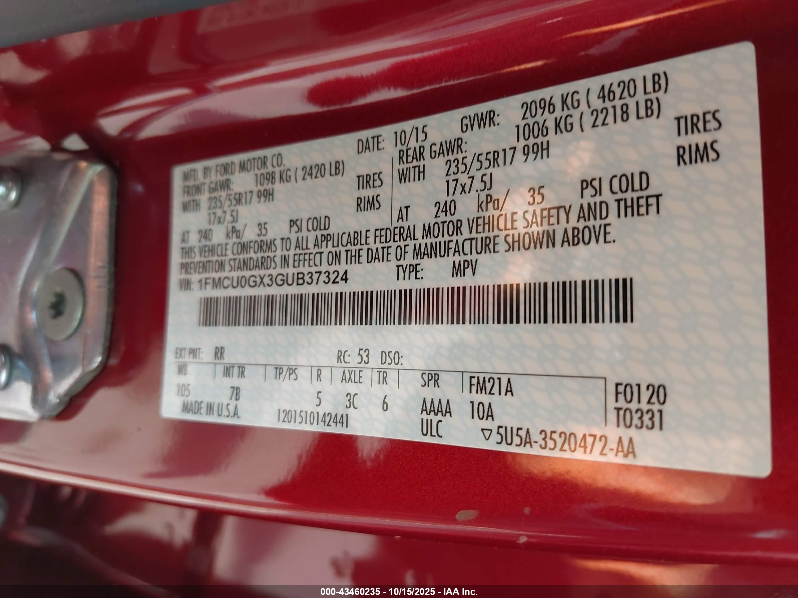 FORD ESCAPE image 9