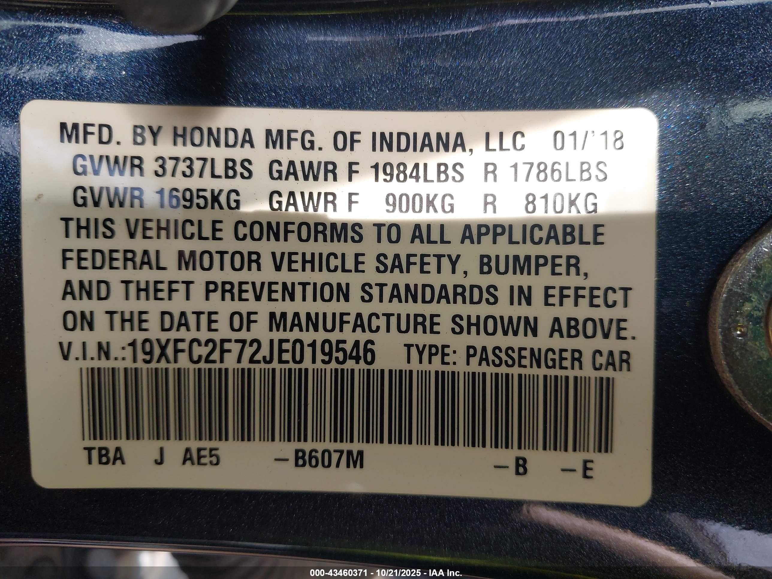 HONDA CIVIC image 9