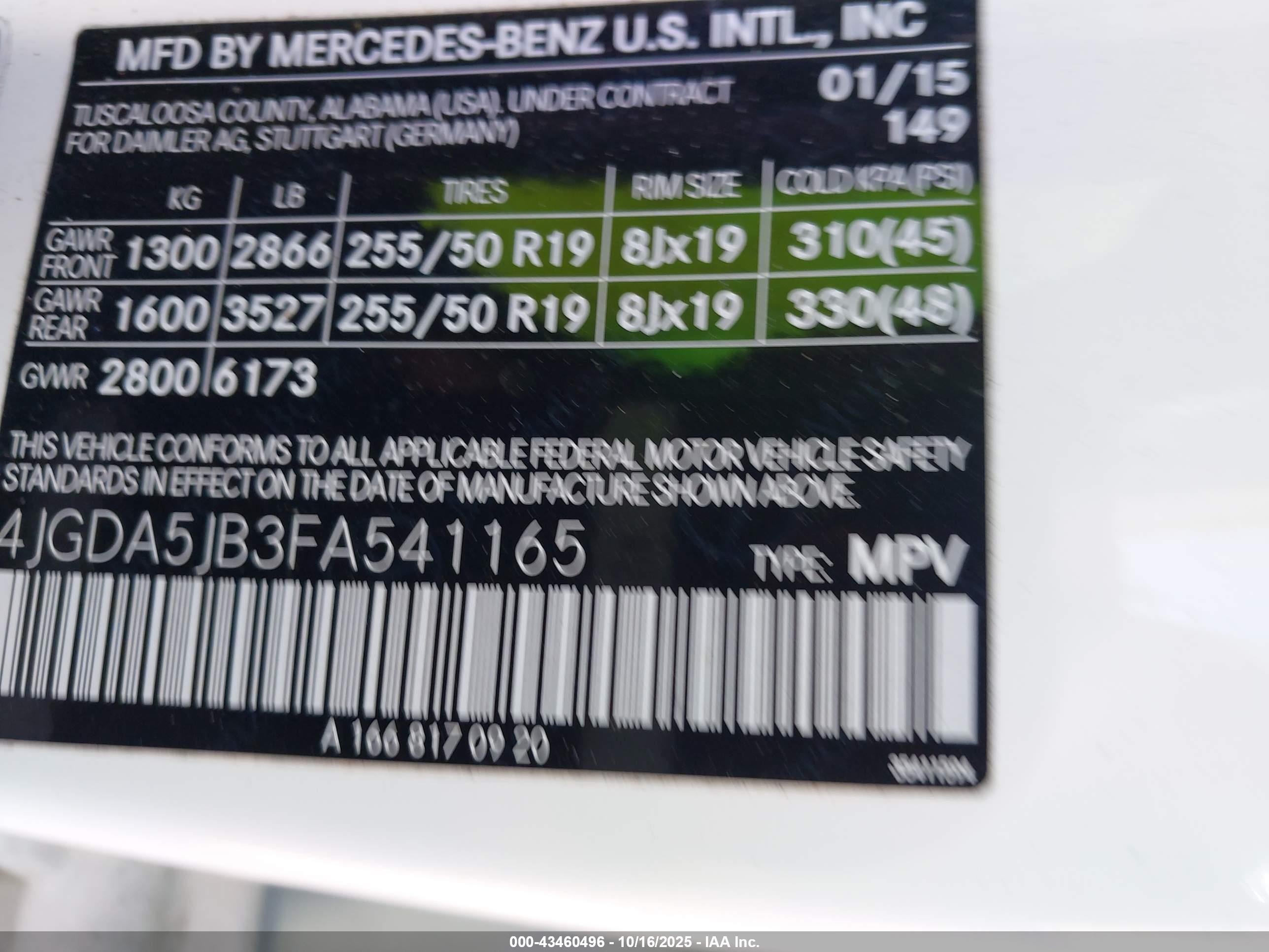 MERCEDES-BENZ ML image 9