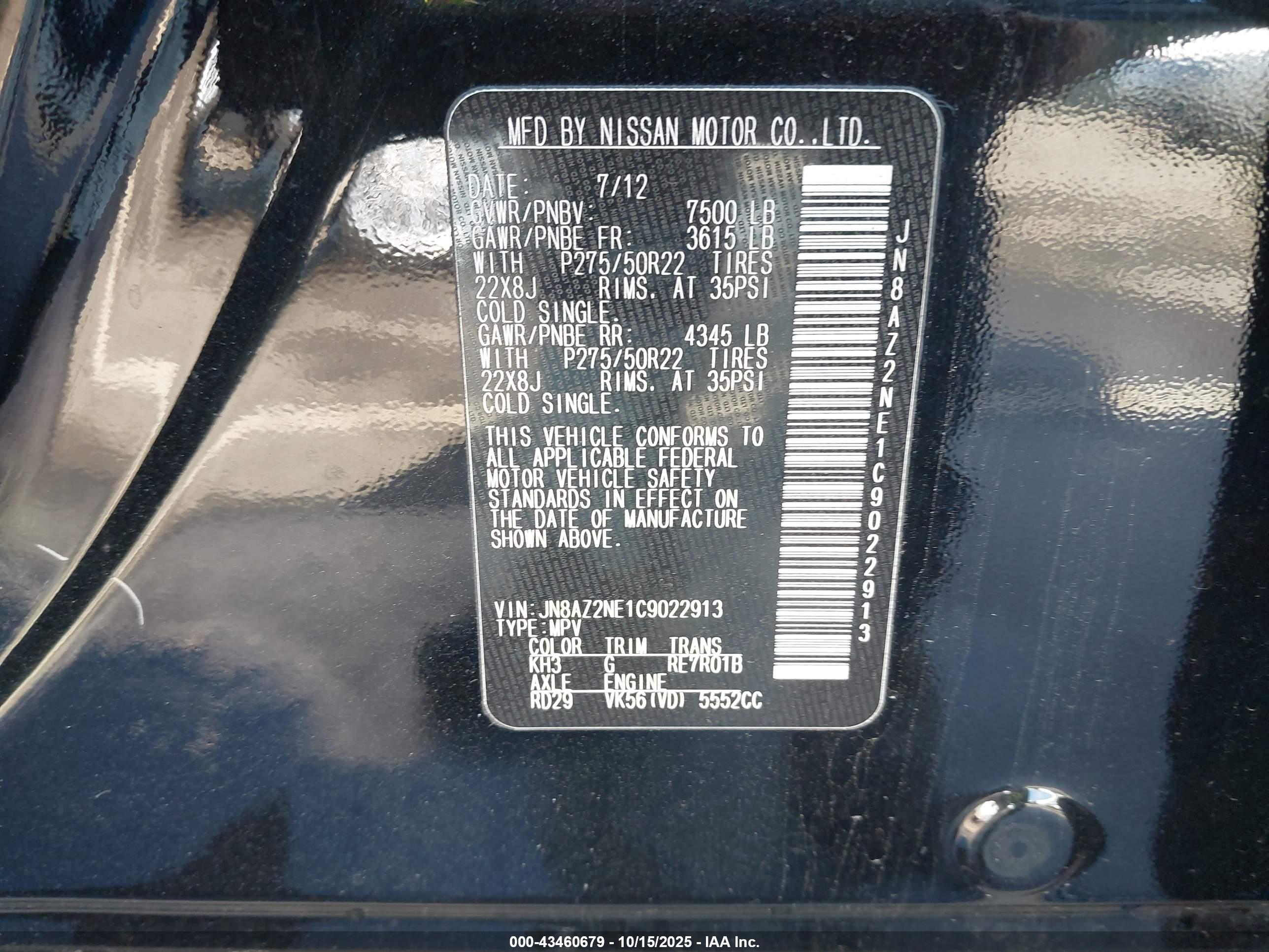 INFINITI QX56 image 9