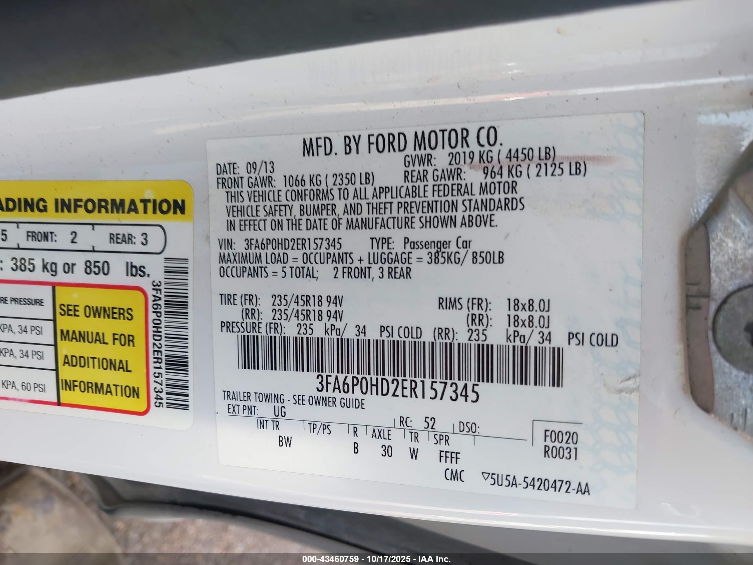 FORD FUSION image 9