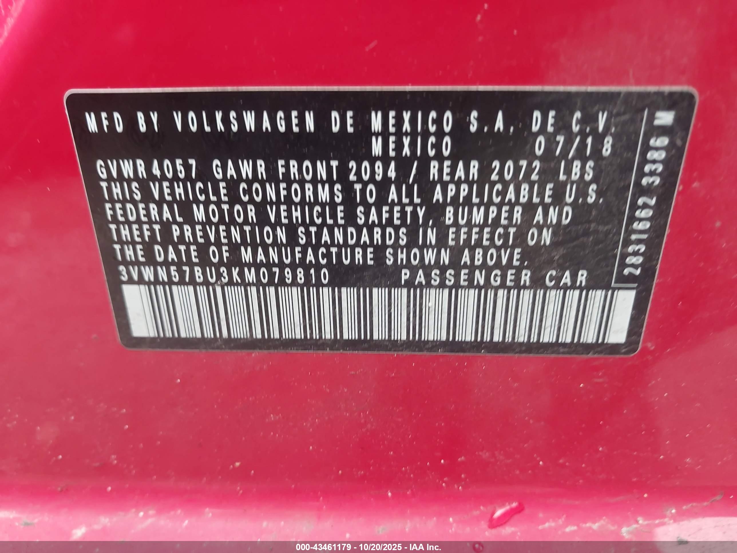 VOLKSWAGEN JETTA image 9