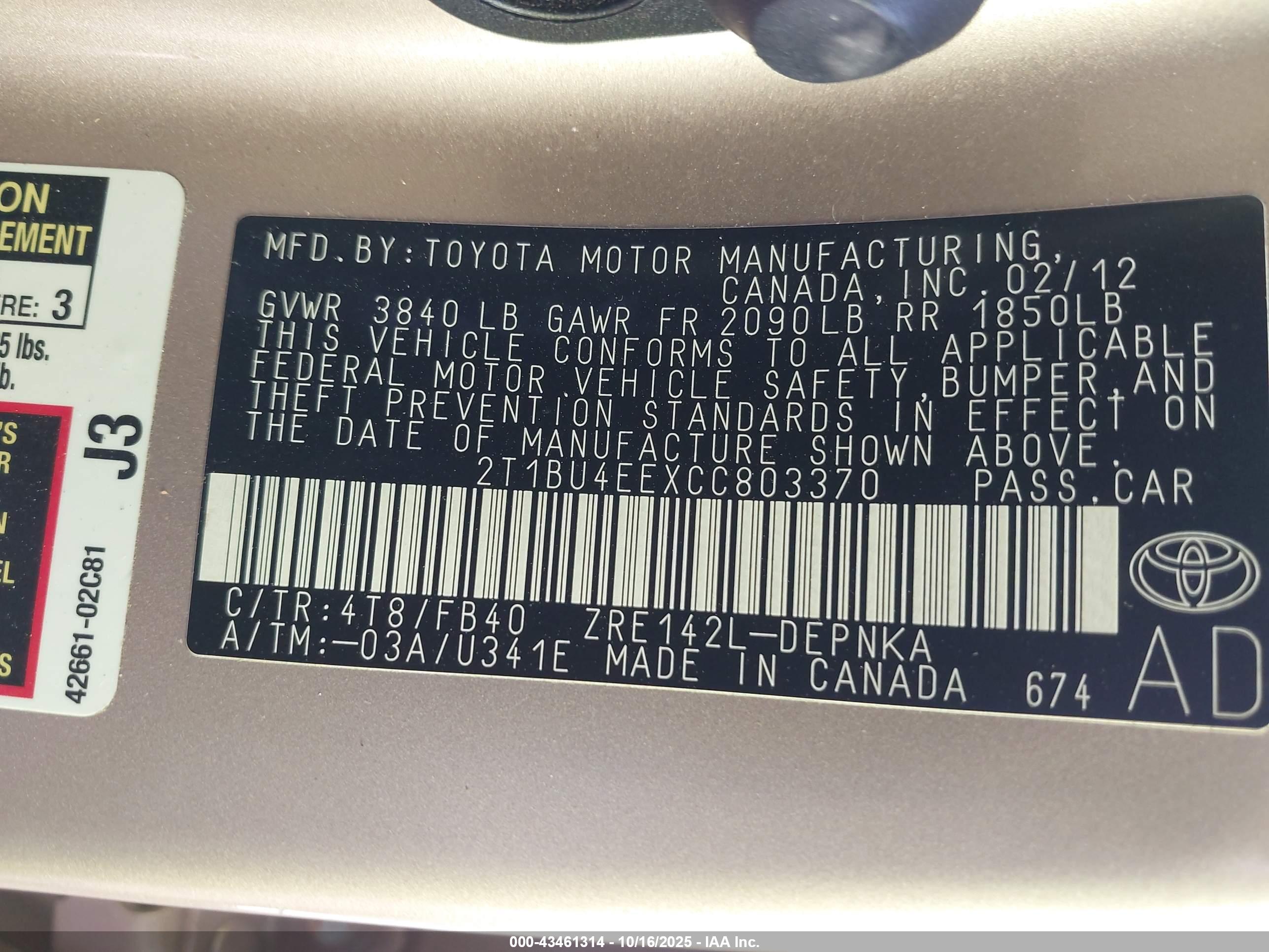 TOYOTA COROLLA image 9