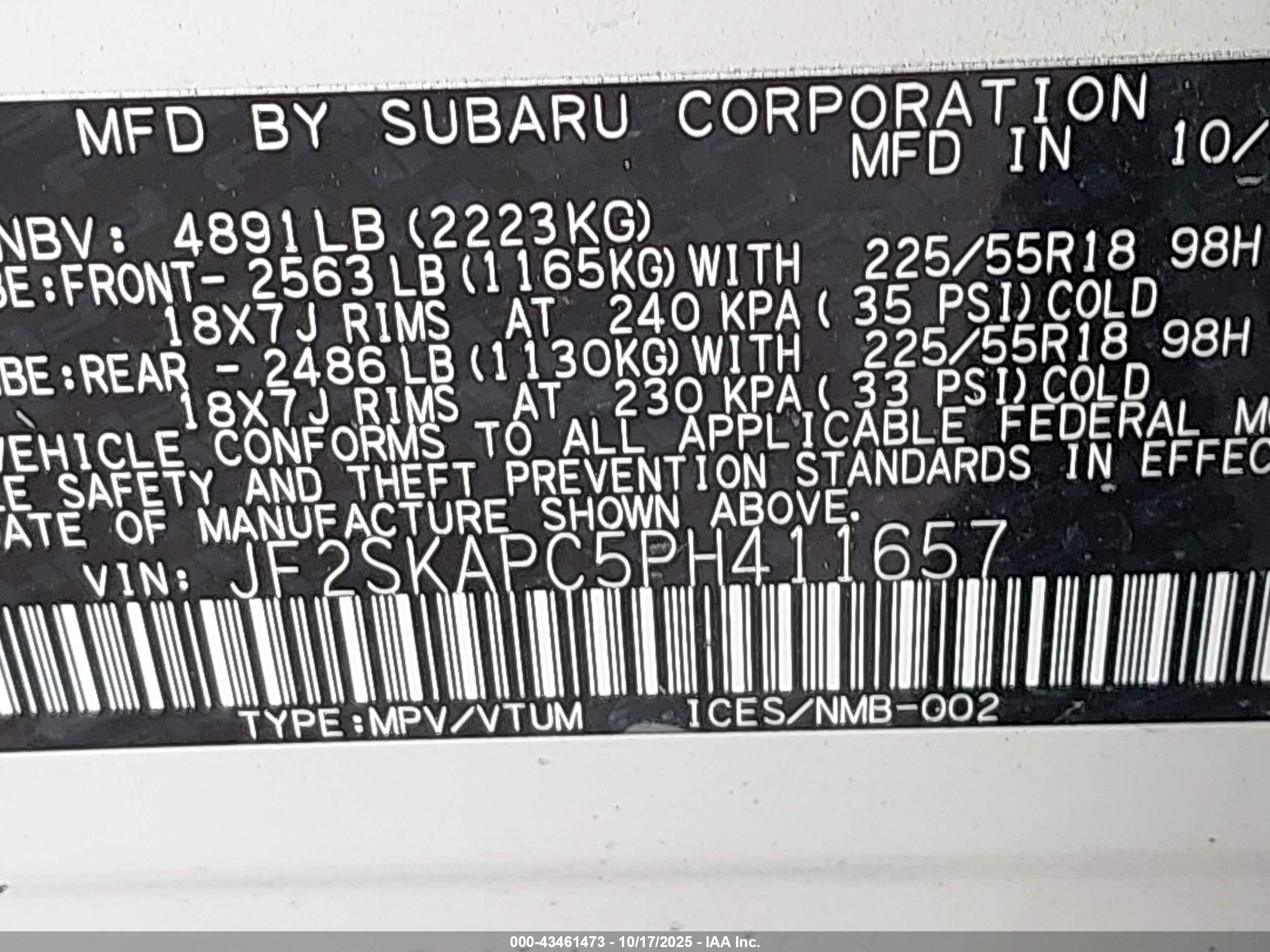 SUBARU FORESTER image 9