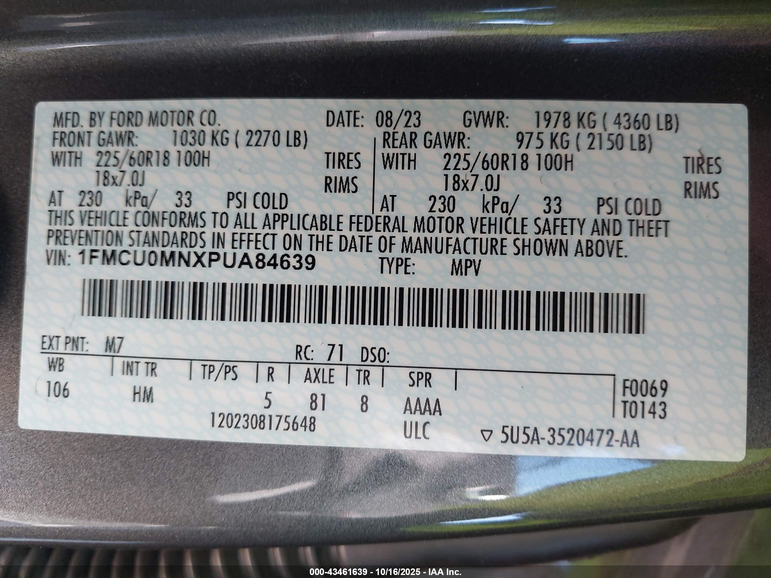 FORD ESCAPE image 9