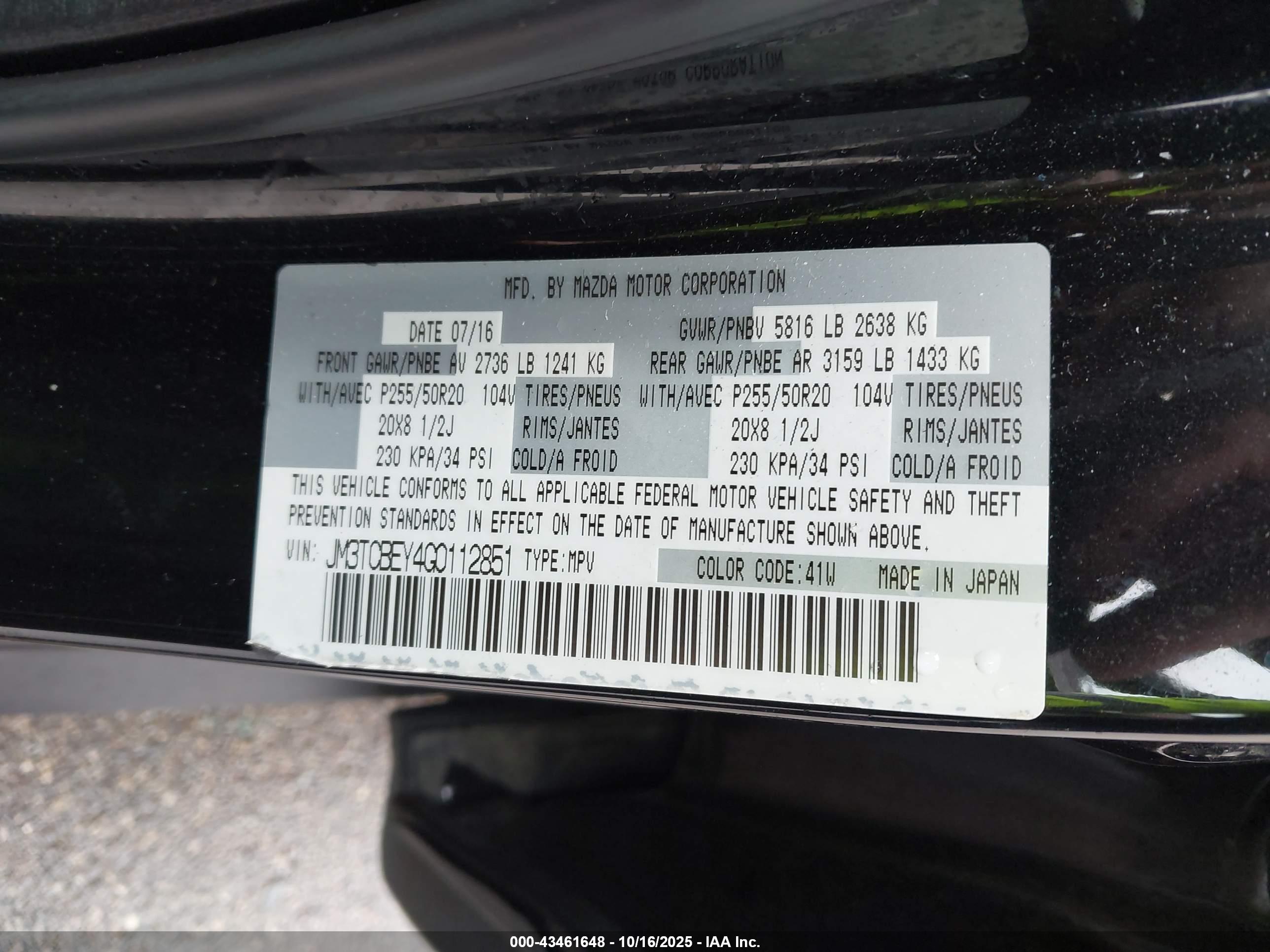 MAZDA CX-9 image 9