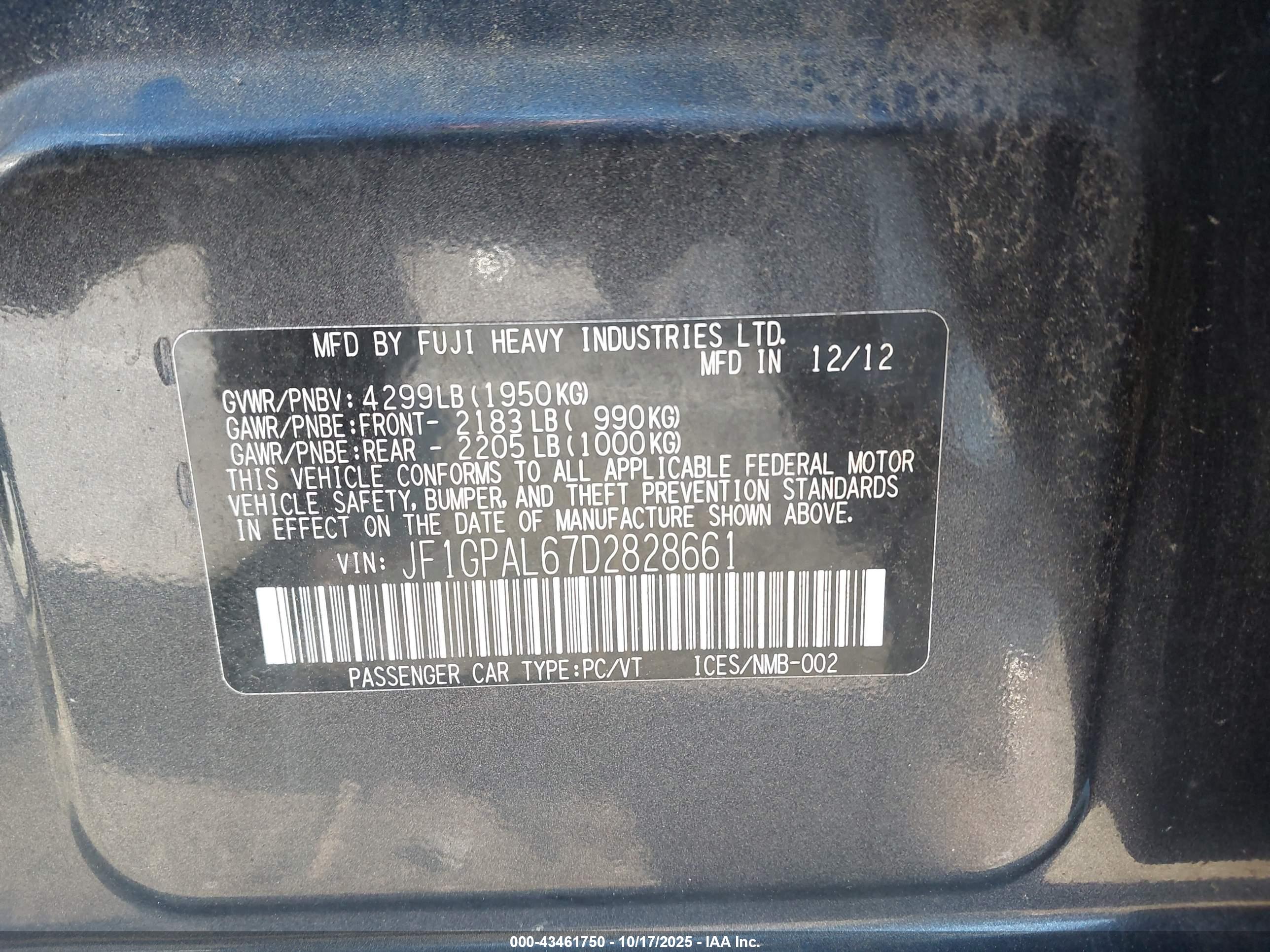 SUBARU IMPREZA image 9